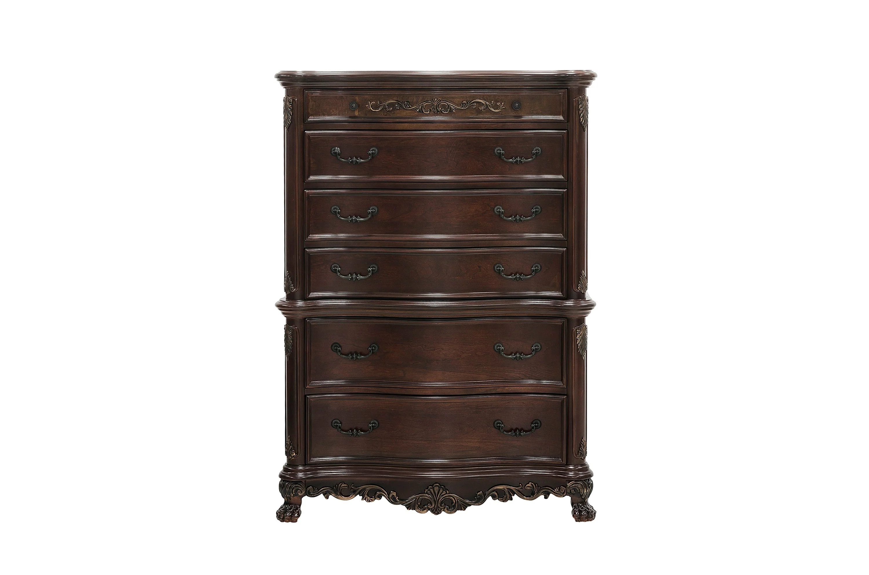 Deryn Park Cherry California King Sleigh Bed - Image 14