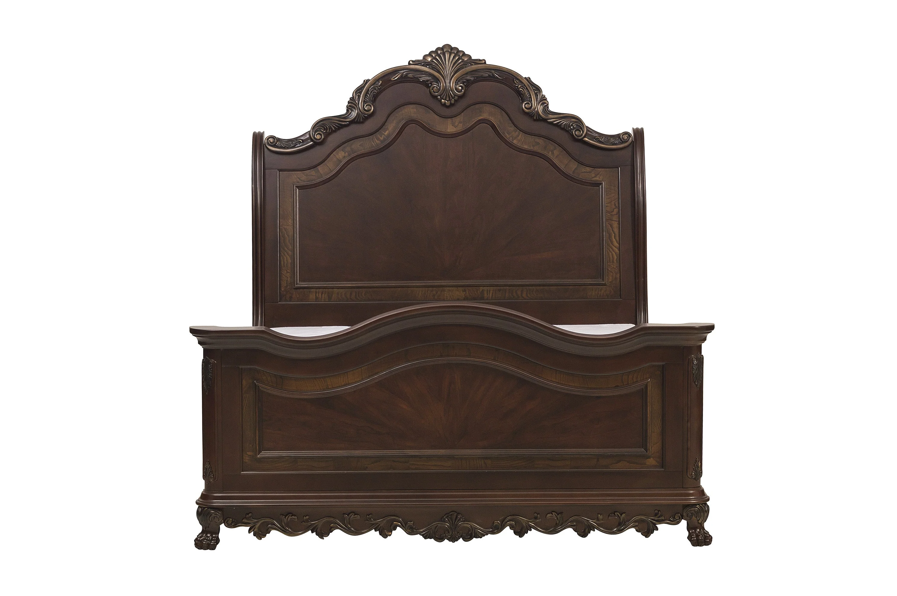 Deryn Park Cherry California King Sleigh Bed - Image 5