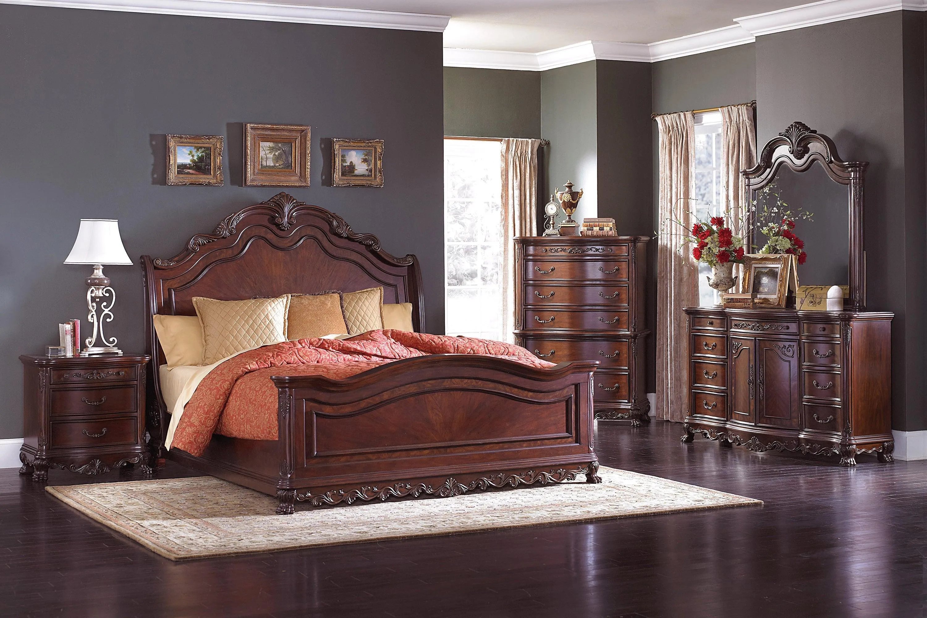Deryn Park Cherry Dresser - Image 2