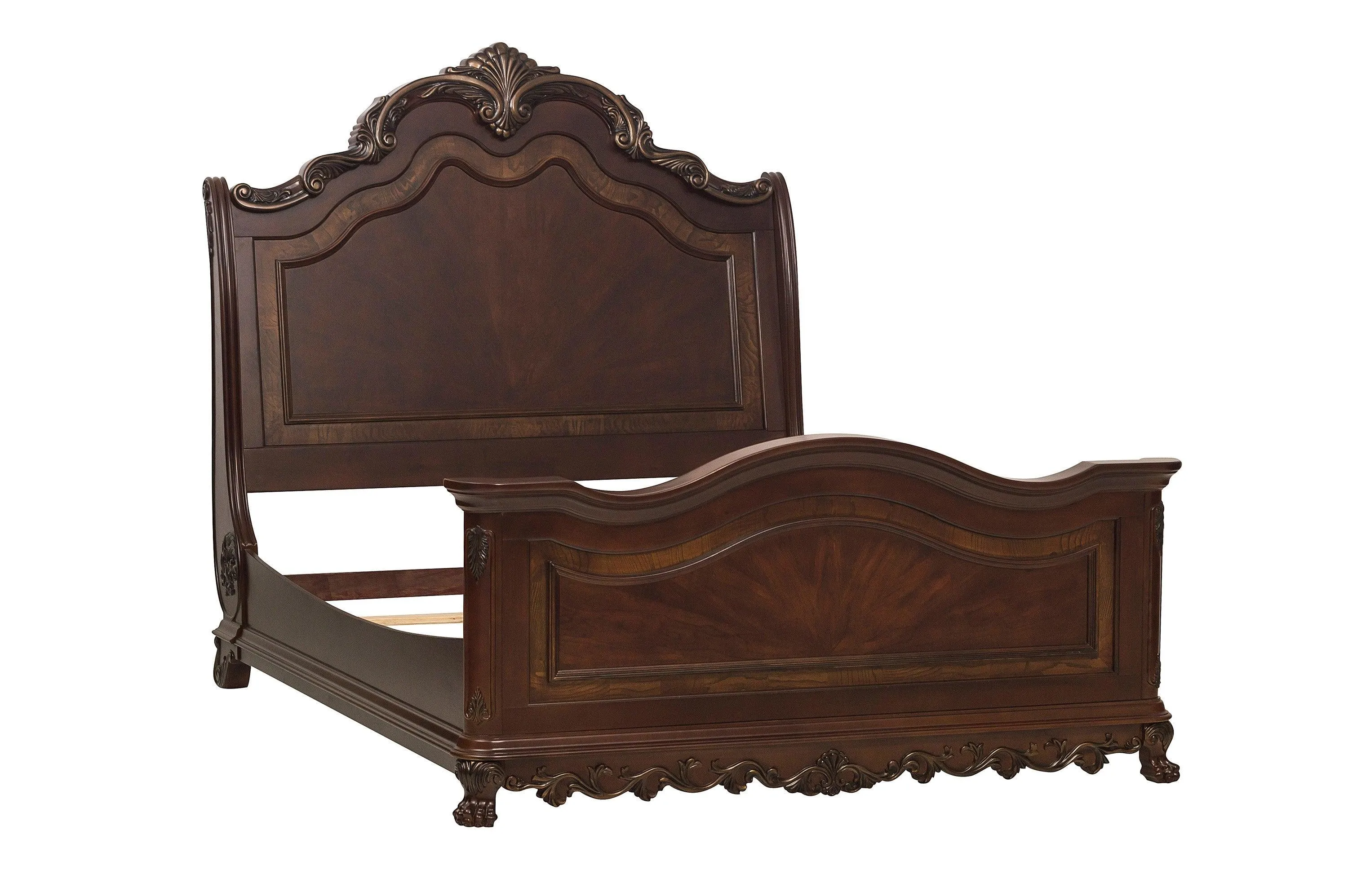 Deryn Park Cherry King Sleigh Bed - Image 4