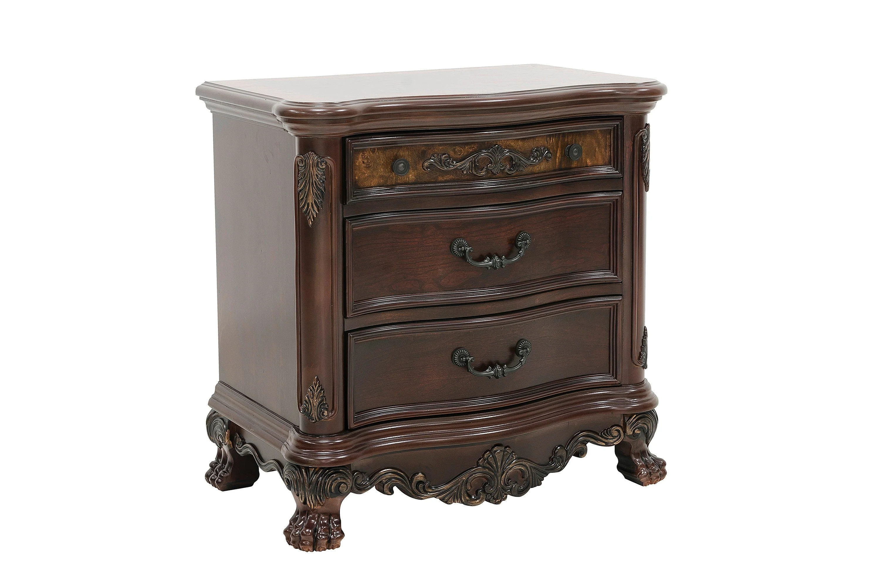 Deryn Park Cherry Poster Bedroom Set - Image 6