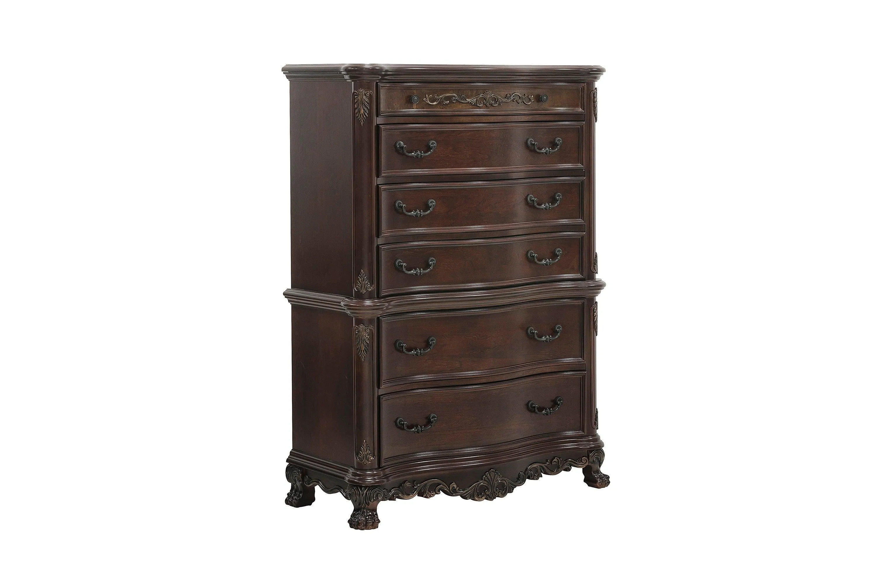 Deryn Park Cherry Sleigh Bedroom Set - Image 19