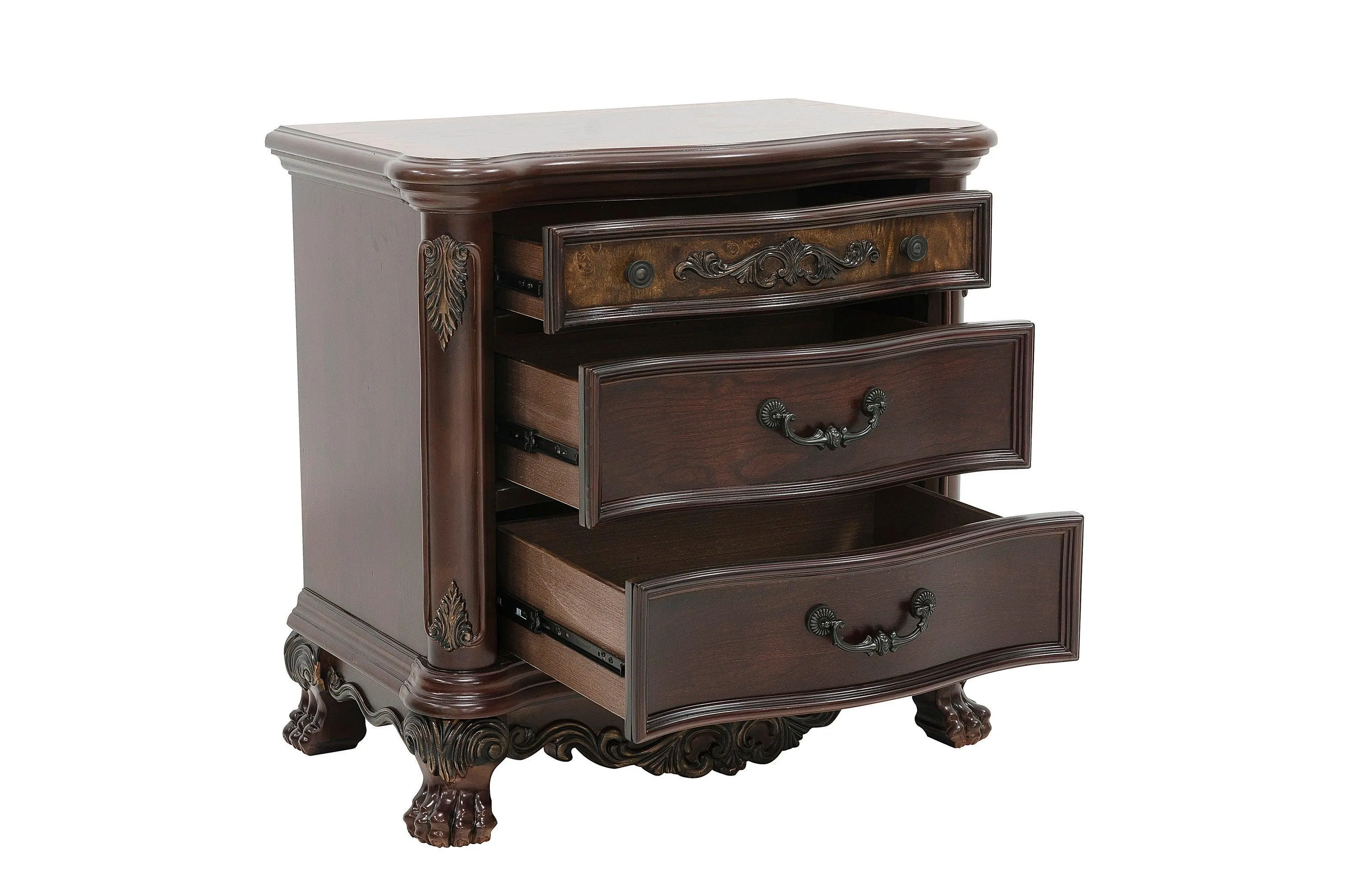 Deryn Park Cherry Sleigh Bedroom Set - Image 8