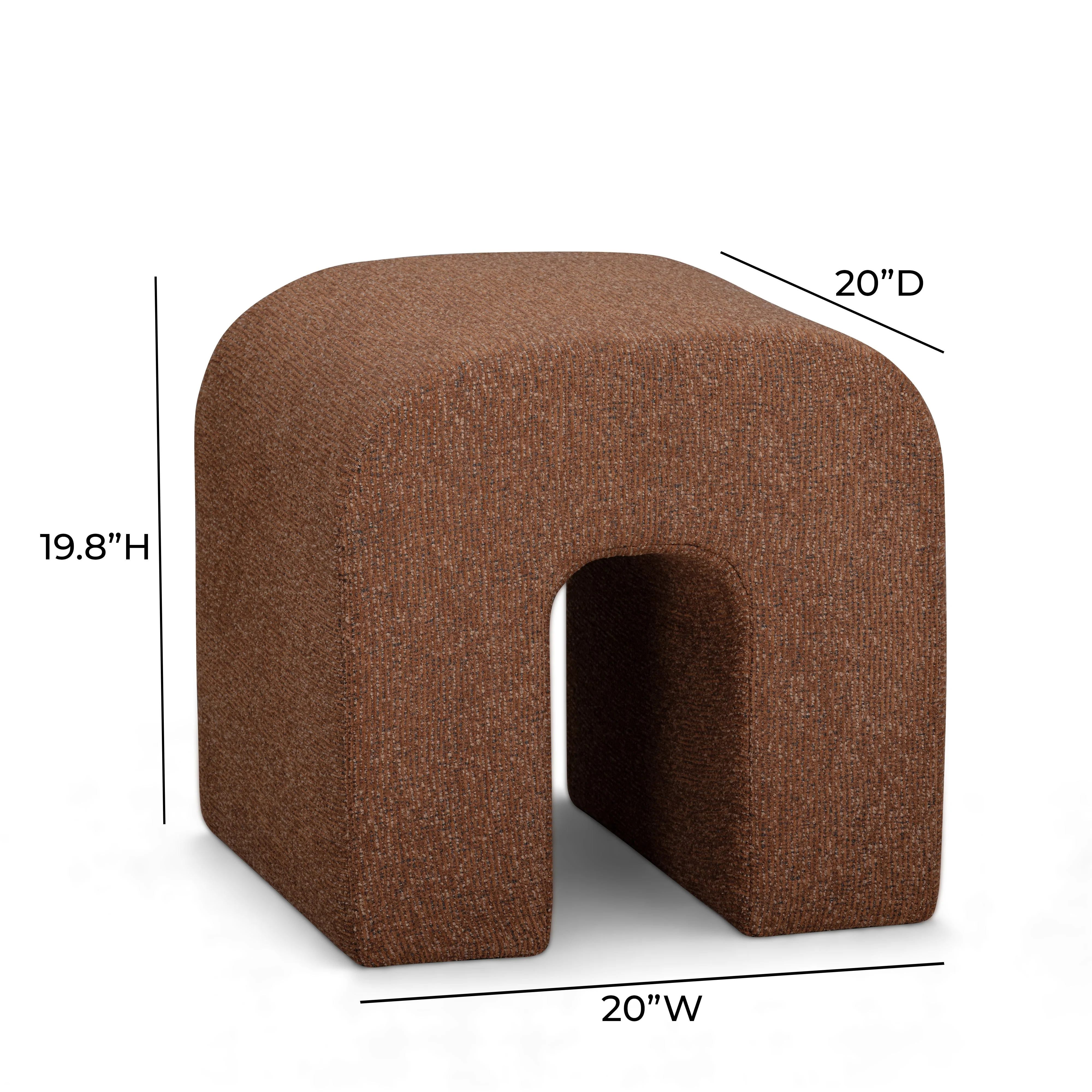 Desi Woven Performance Fabric Ottoman - Image 6