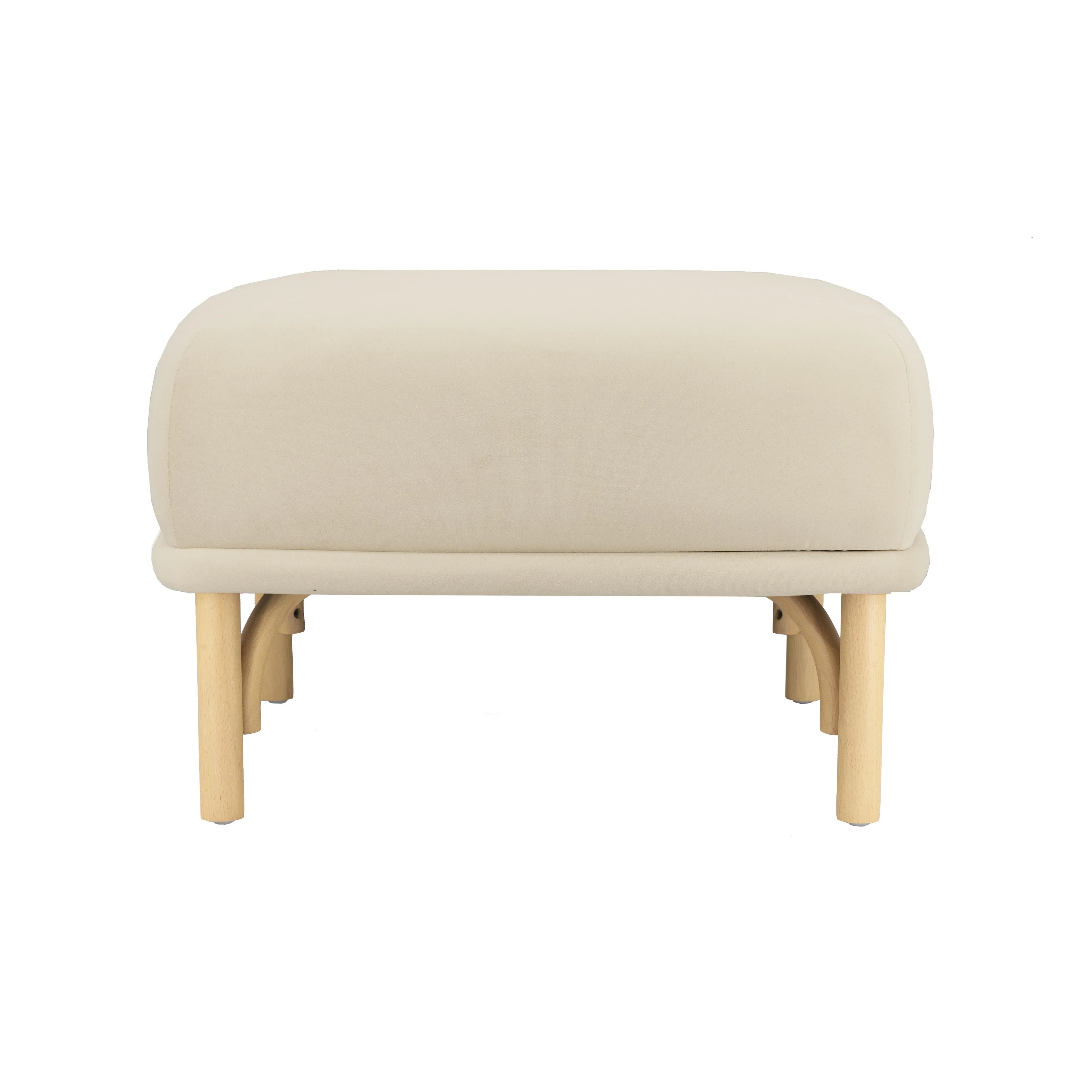 Desiree Velvet Ottoman - Image 3