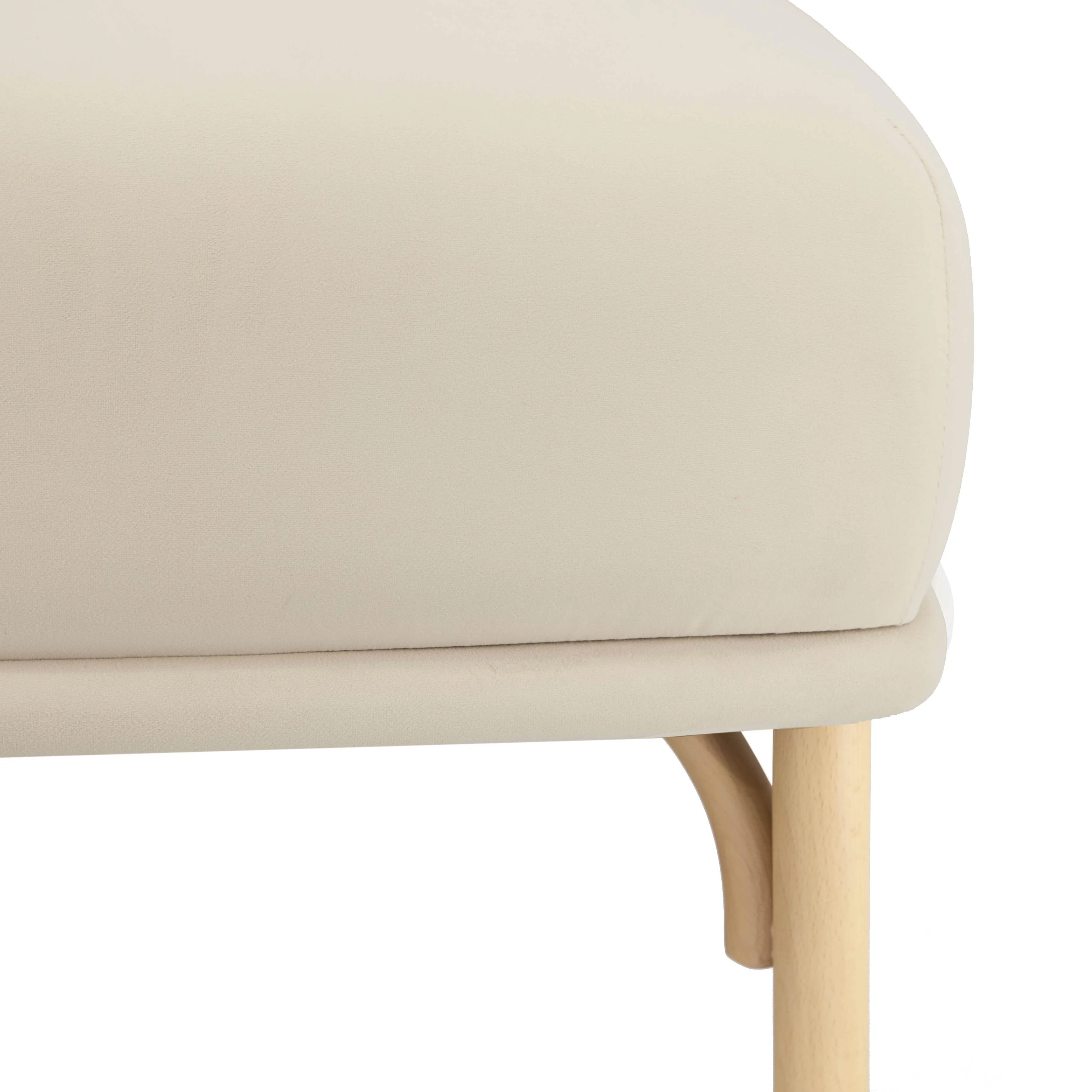 Desiree Velvet Ottoman - Image 4