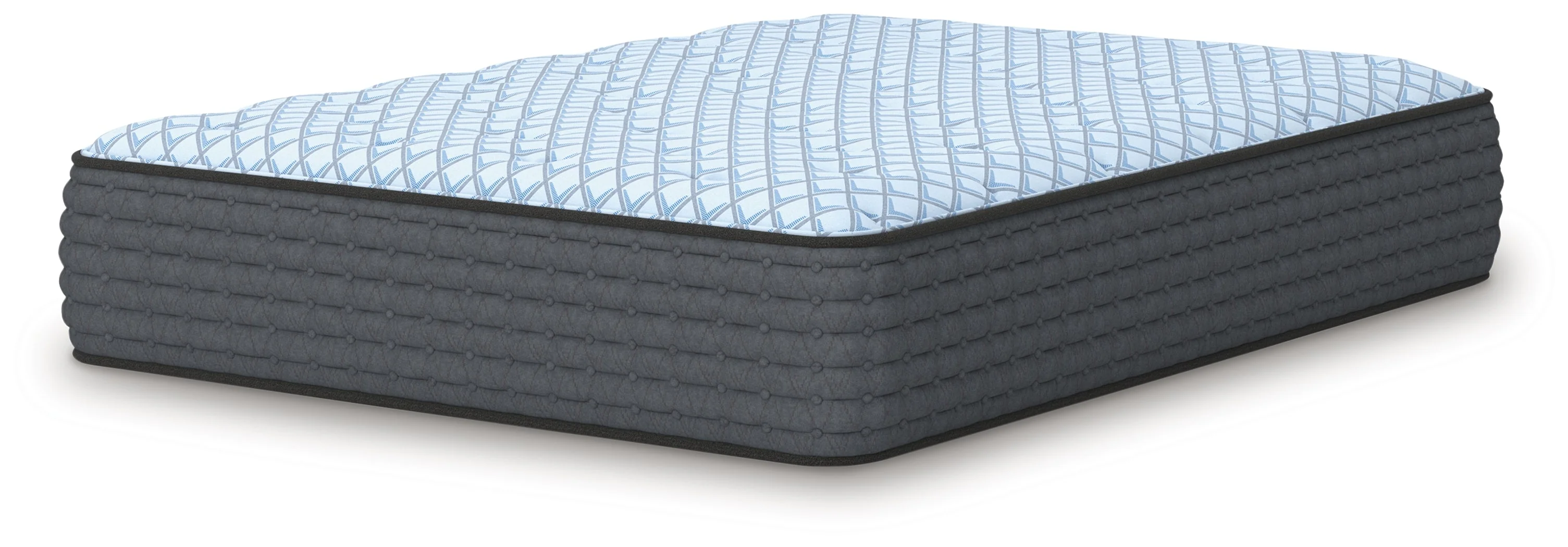 Destin Cove Plush Blue Hybrid California King Mattress - Image 3