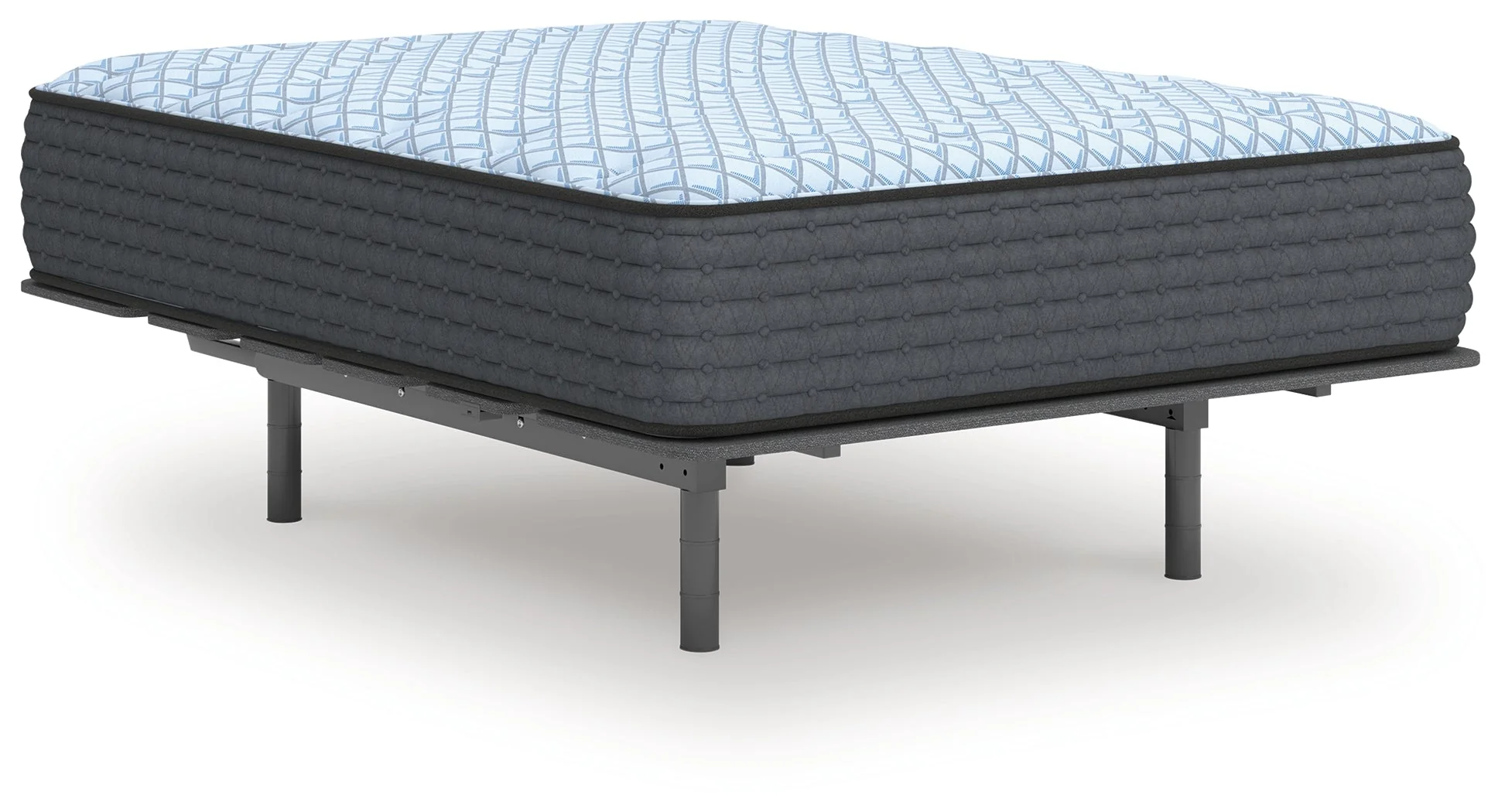 Destin Cove Plush Blue Hybrid King Mattress - Image 5