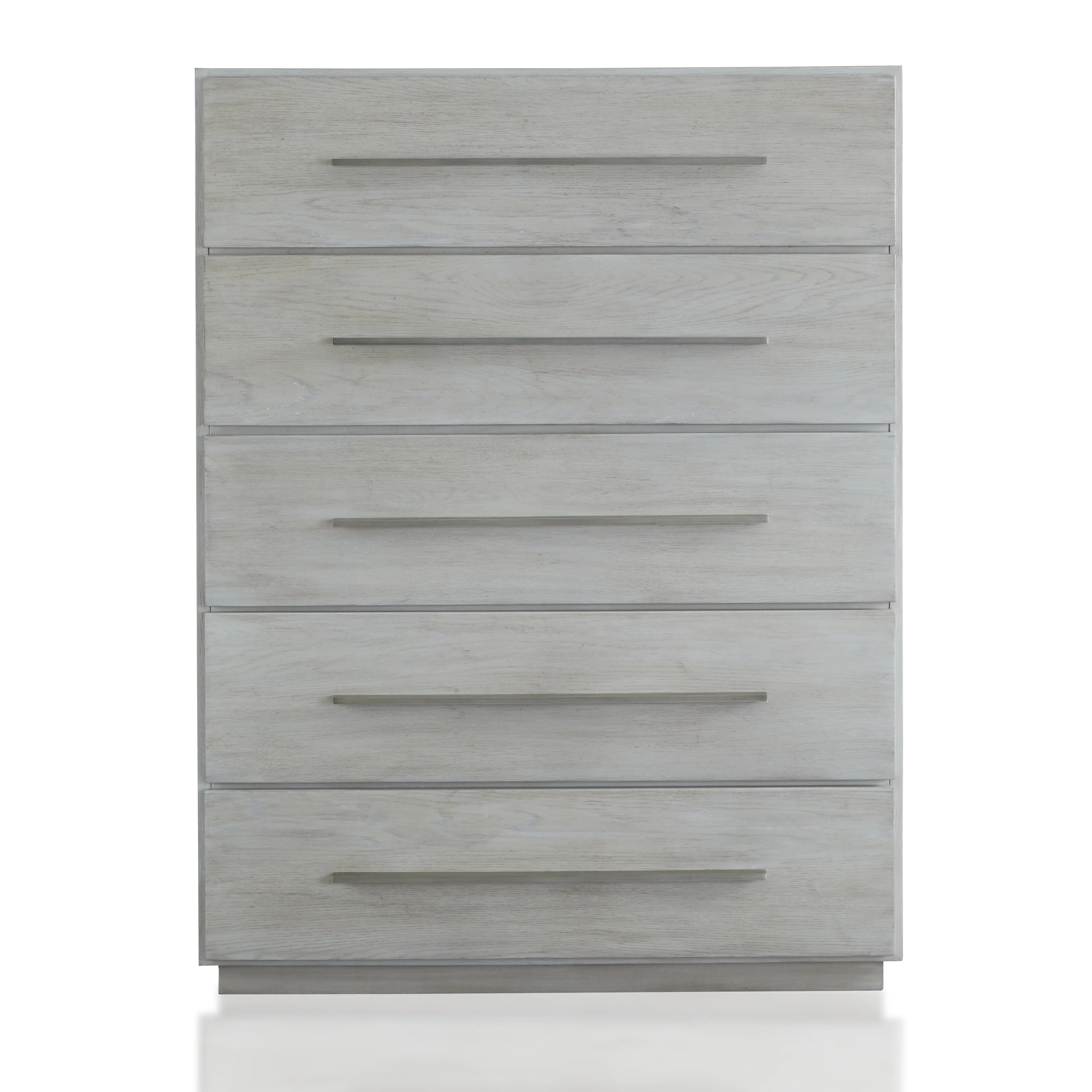 Destination Five Drawer Chest in Cotton Grey - Image 4