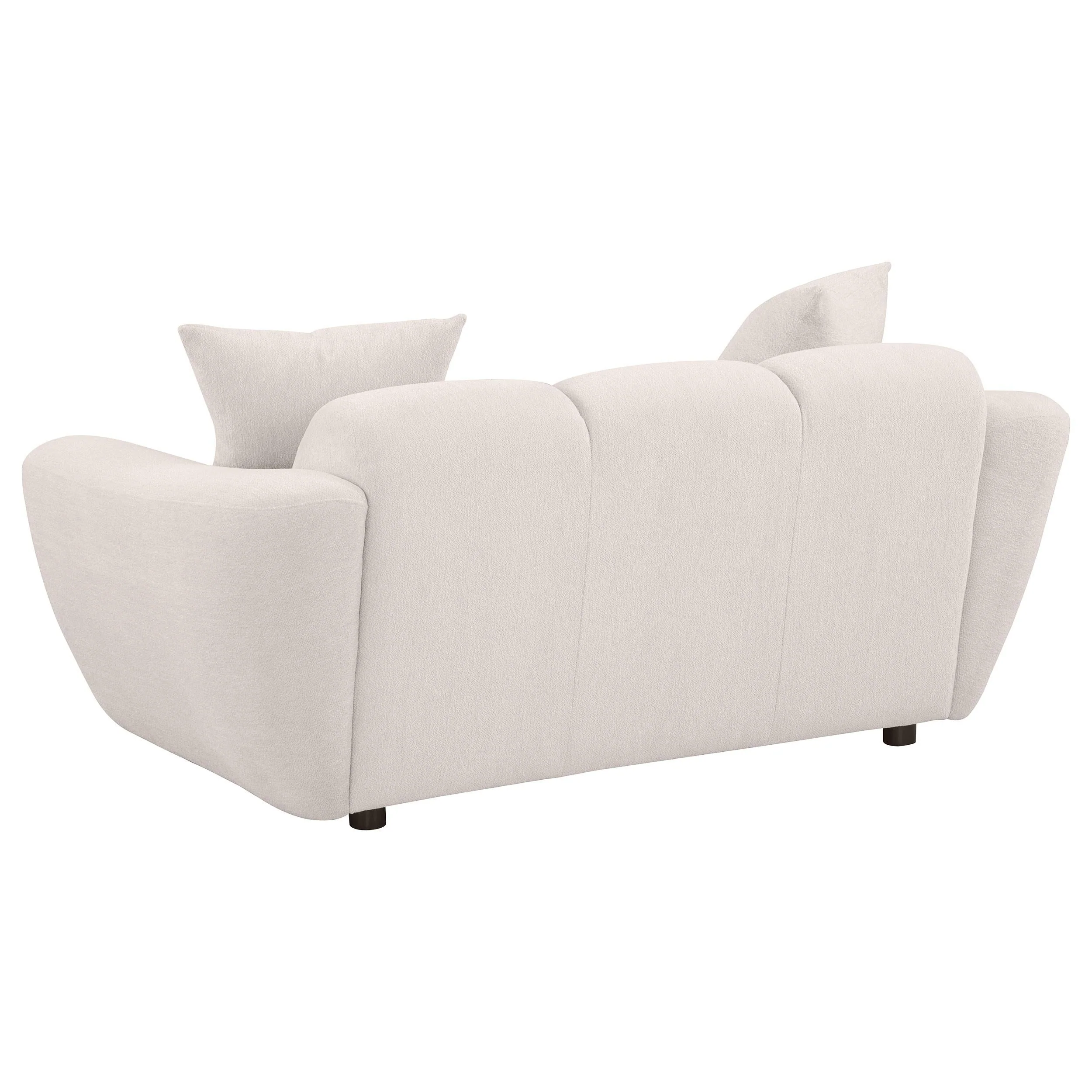 Destino 3-piece Chenille Splayed Arm Sofa Set Greige - Image 5