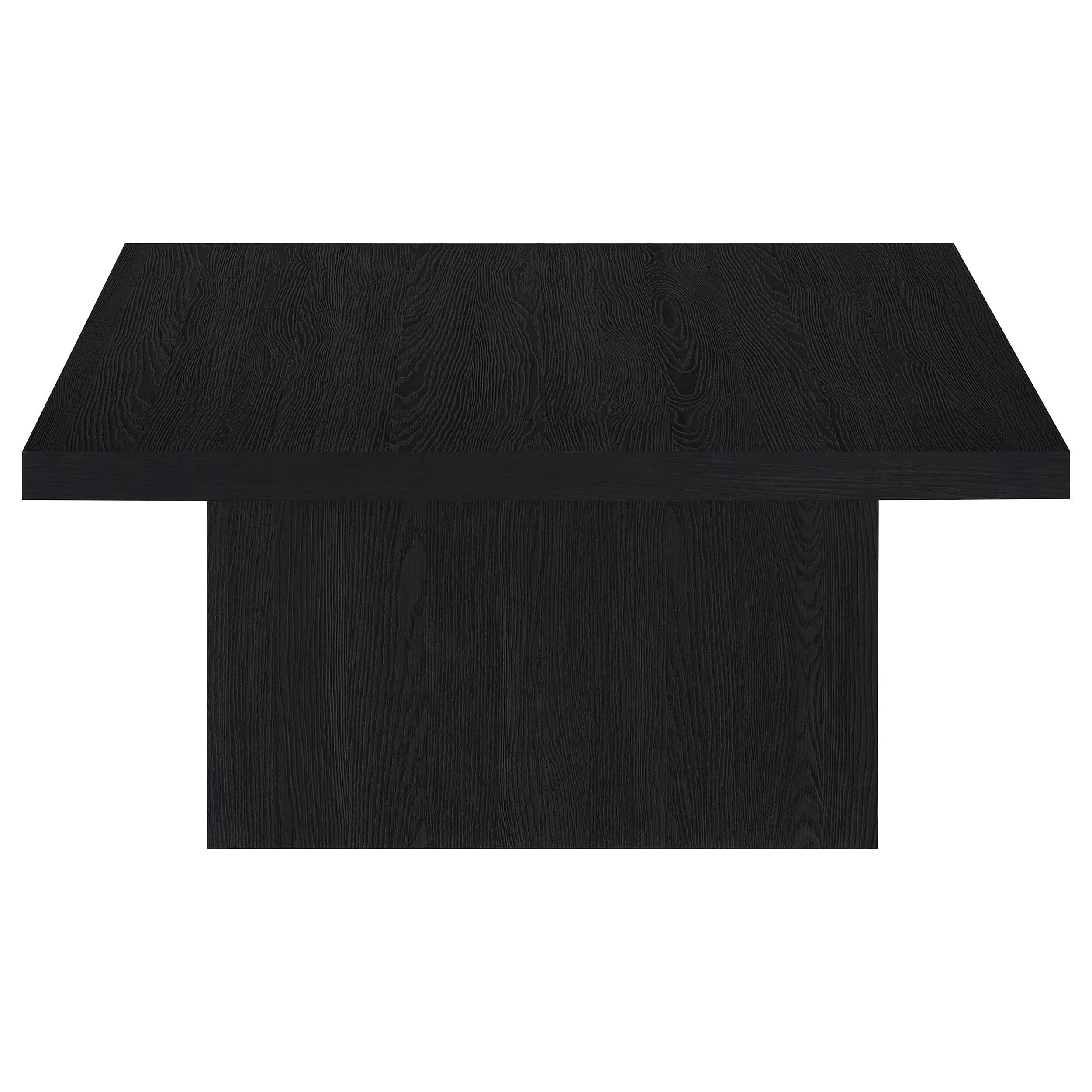 Devar Black 3-Piece Square Cocktail Coffee End Table Set - Image 12