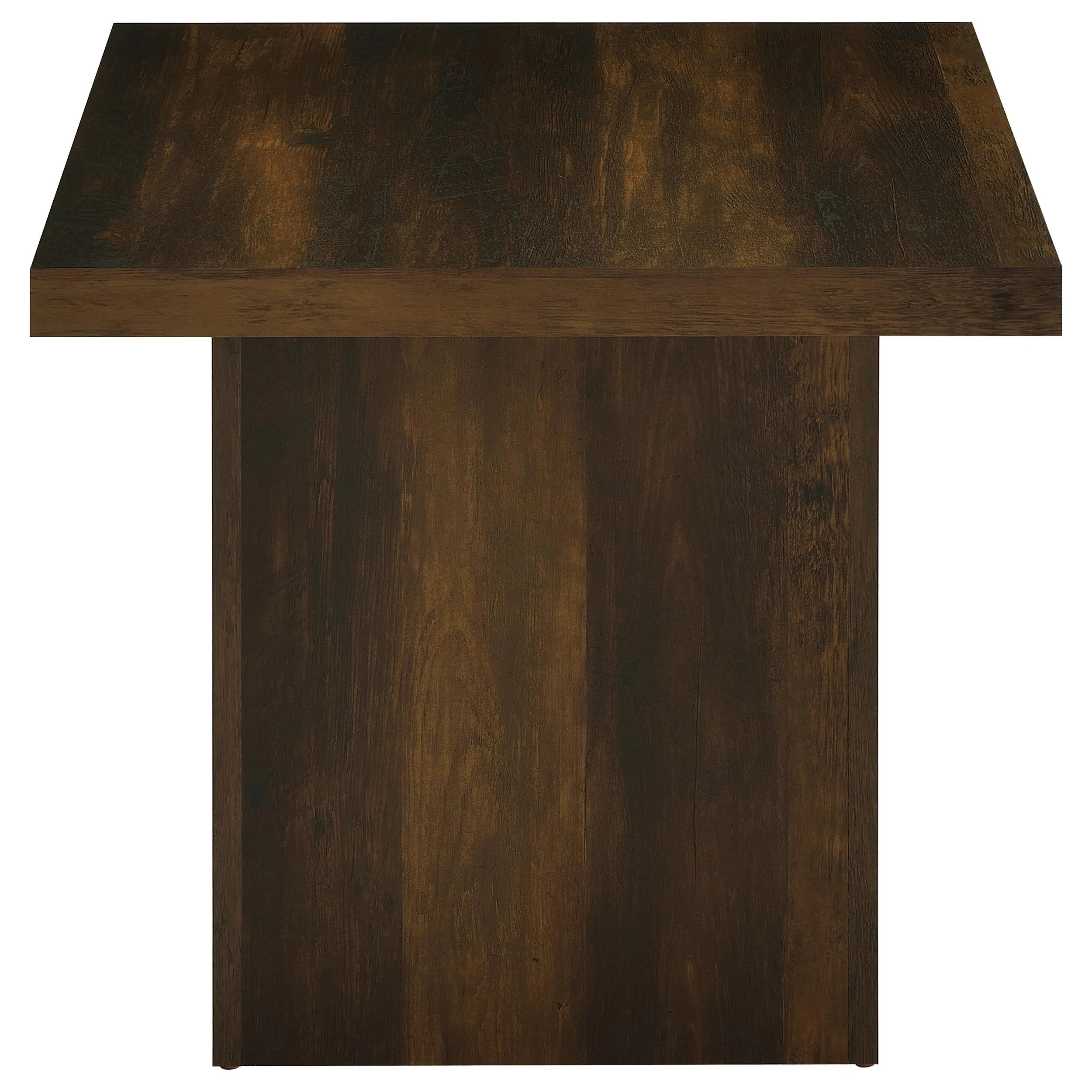 Devar Dark Pine 2-Piece Square Coffee and End Table Set - Image 7