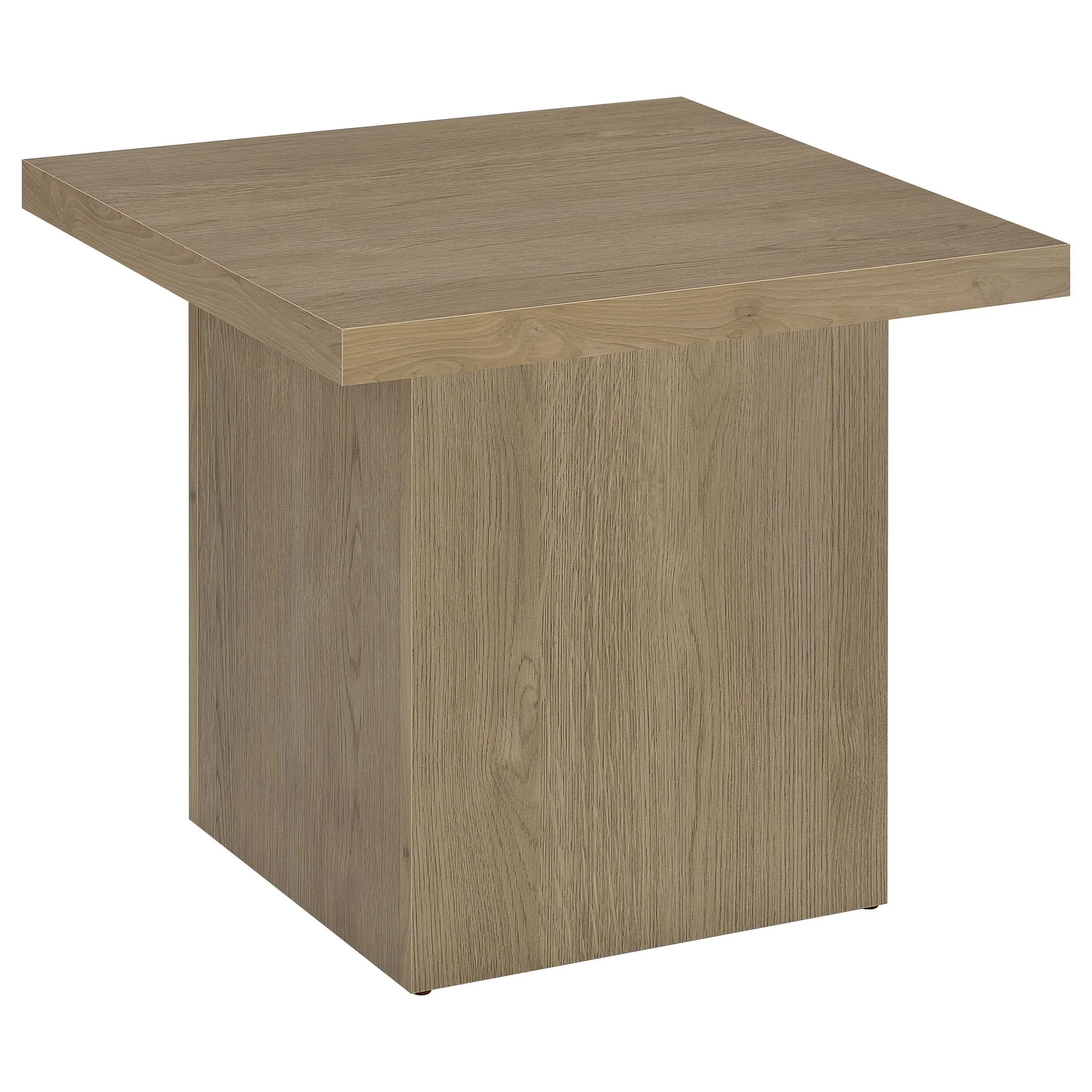 Devar Latte 3-Piece Square Cocktail Coffee End Table Set - Image 3