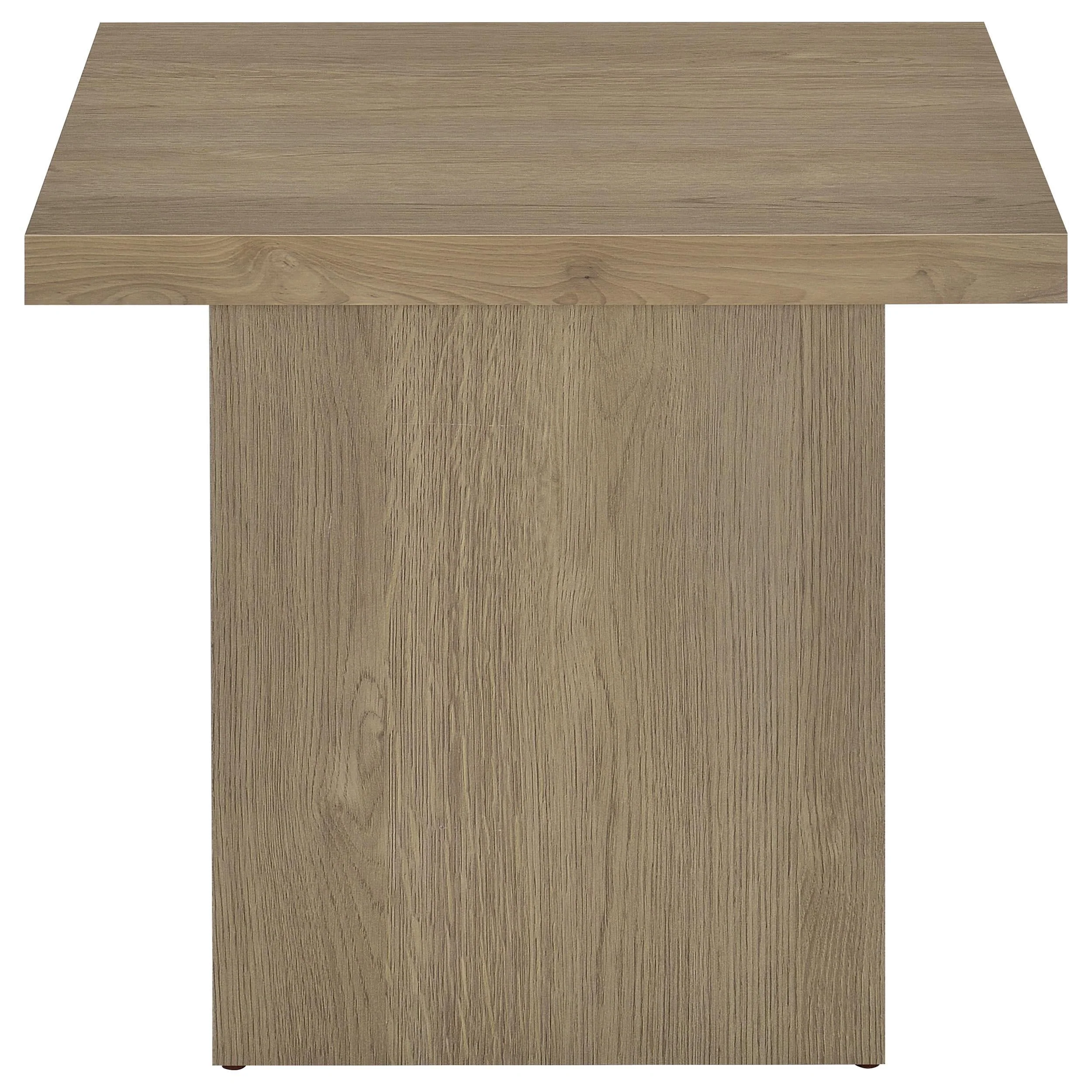 Devar Latte 3-Piece Square Cocktail Coffee End Table Set - Image 4