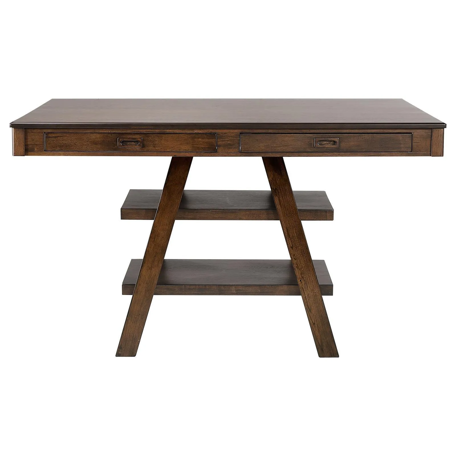 Dewey Brown/Walnut 5-Piece Rectangular Dining Set - Image 3