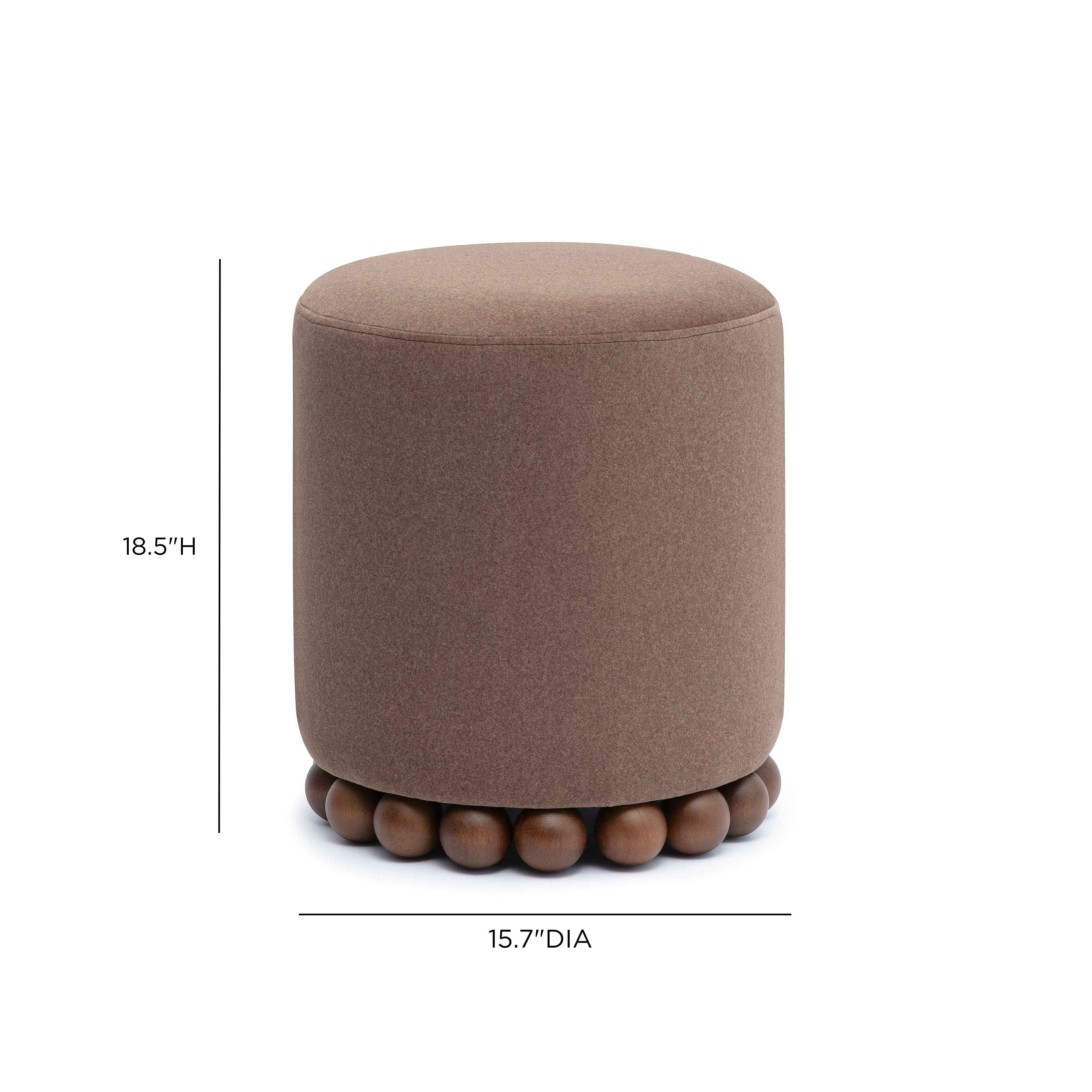 Dex Performance Vegan Mohair Ottoman - Image 11