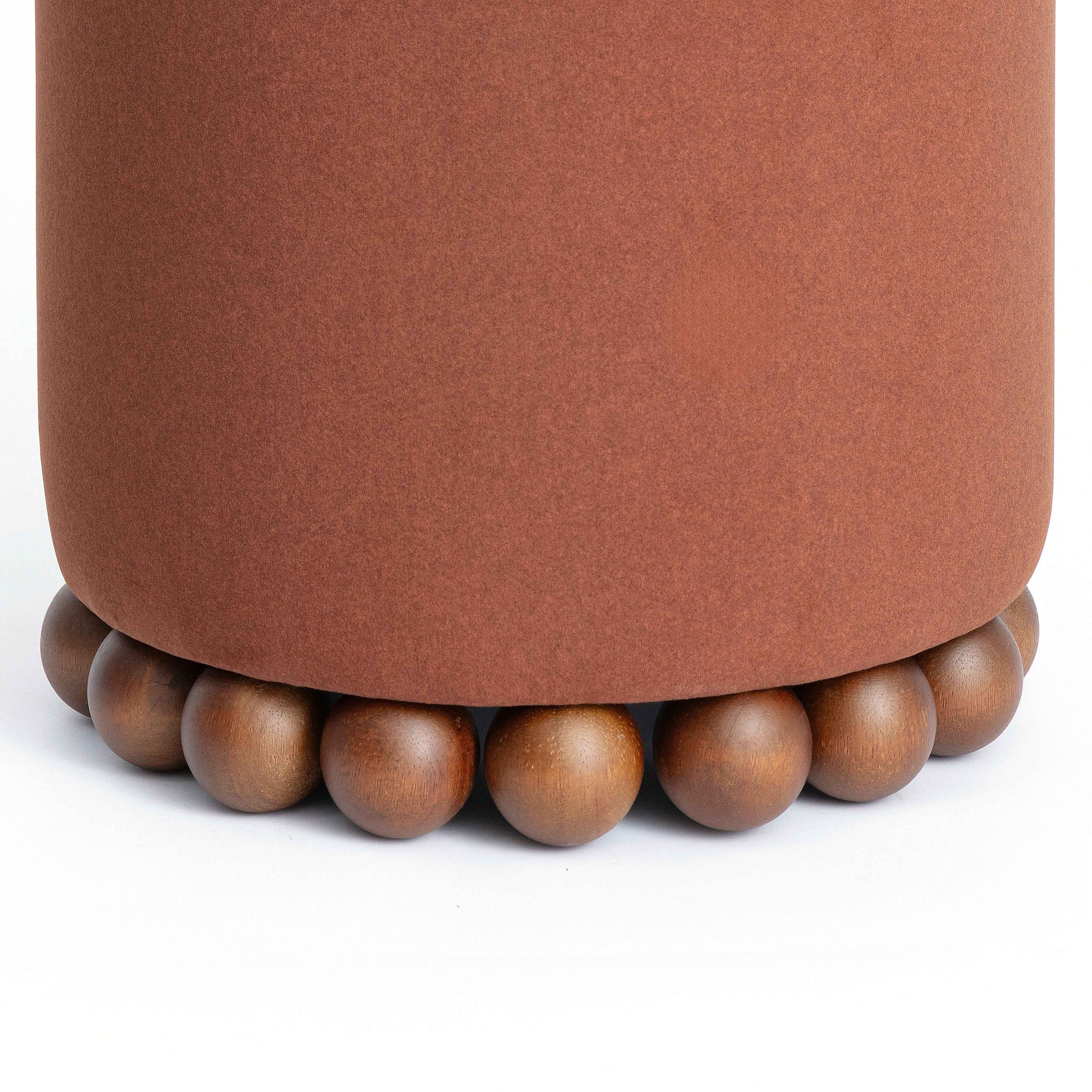 Dex Performance Vegan Mohair Ottoman - Image 14