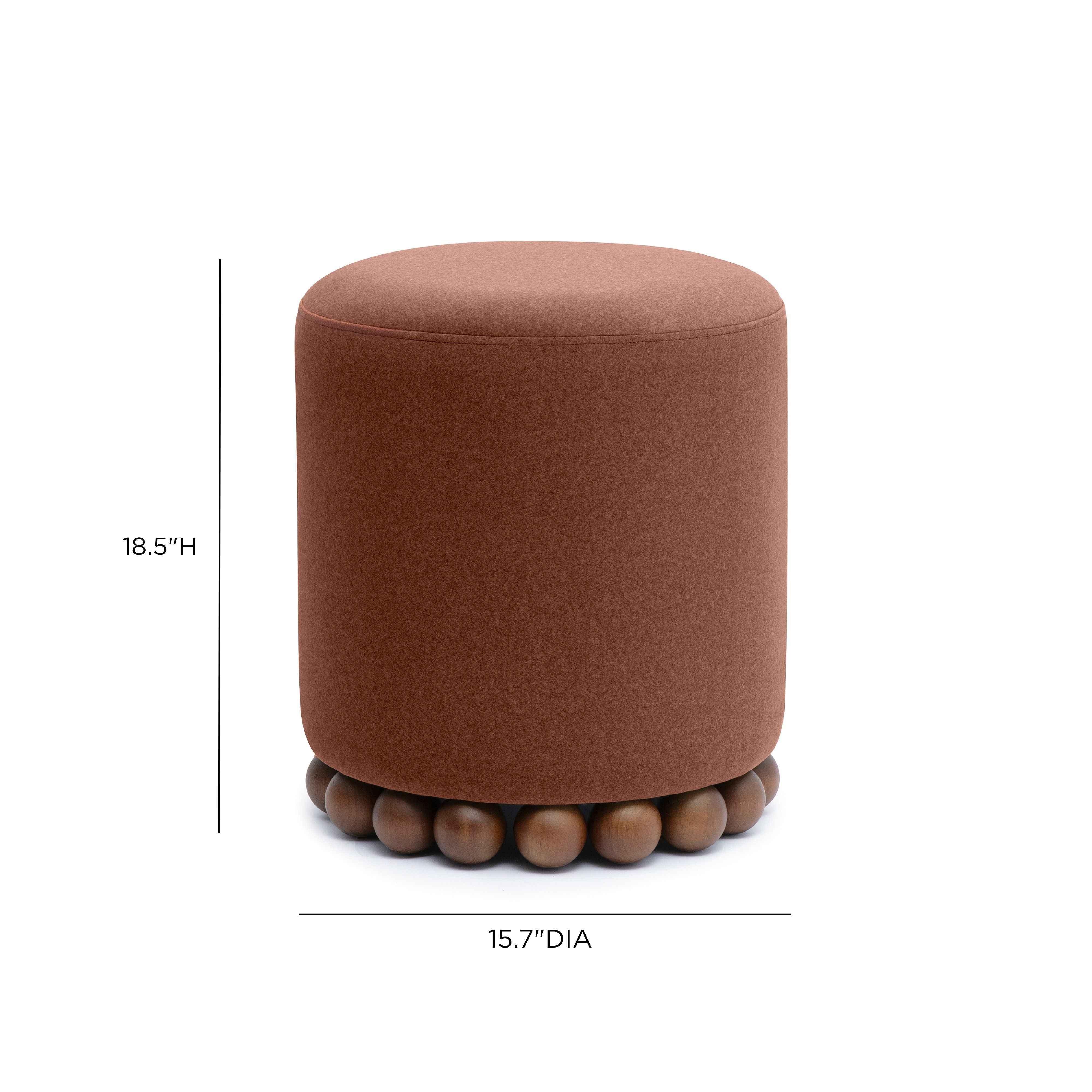 Dex Performance Vegan Mohair Ottoman - Image 16