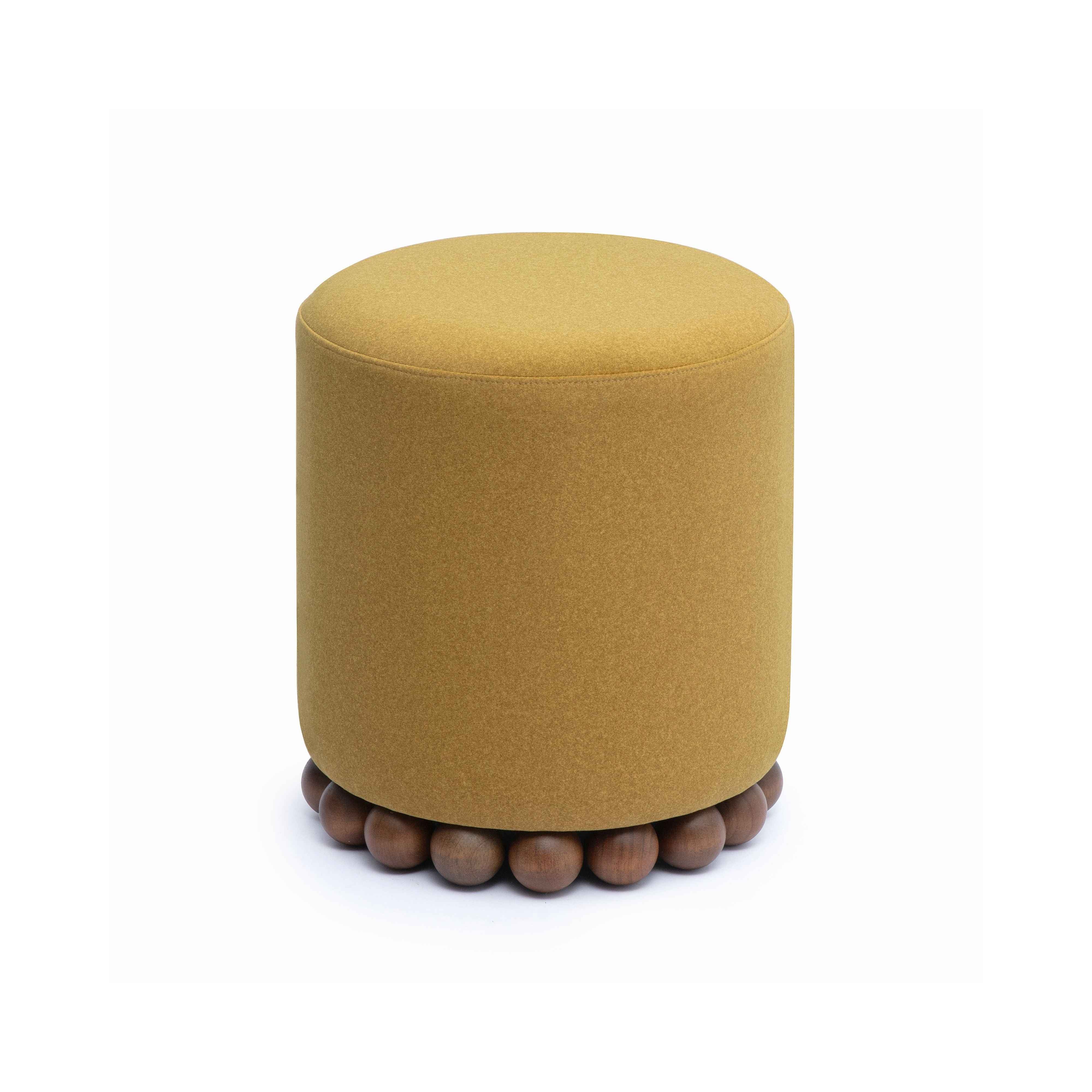 Dex Performance Vegan Mohair Ottoman - Image 3