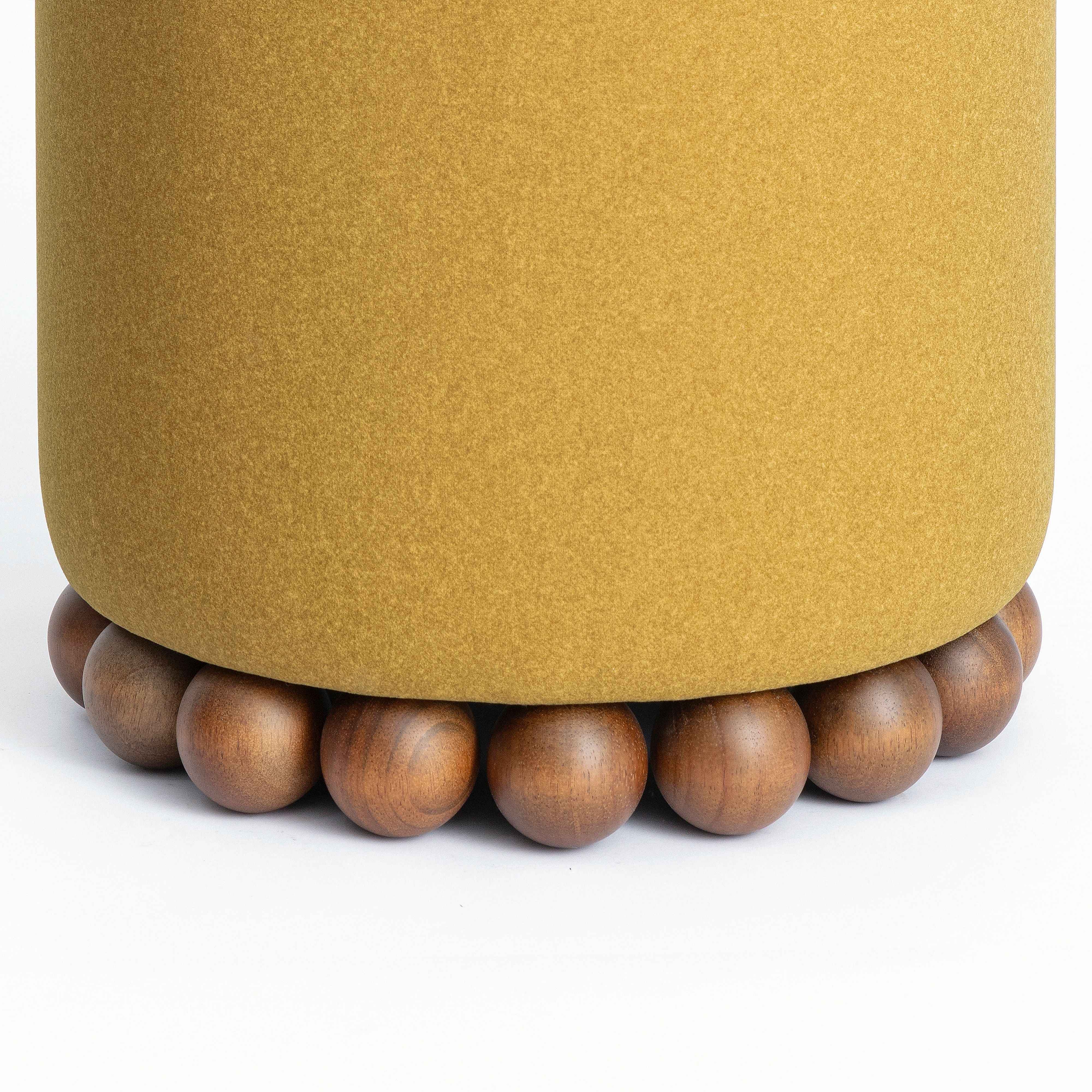 Dex Performance Vegan Mohair Ottoman - Image 4