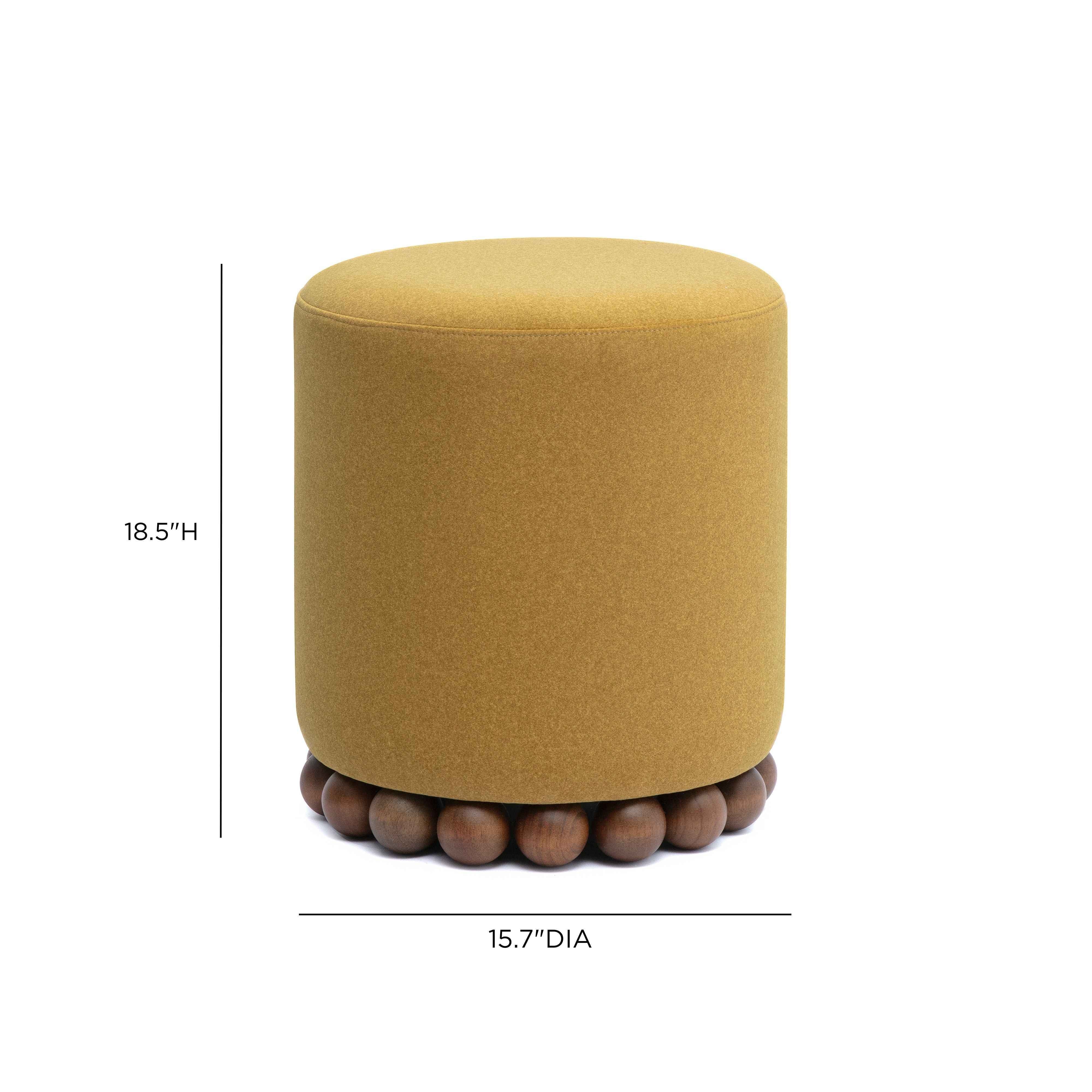 Dex Performance Vegan Mohair Ottoman - Image 6