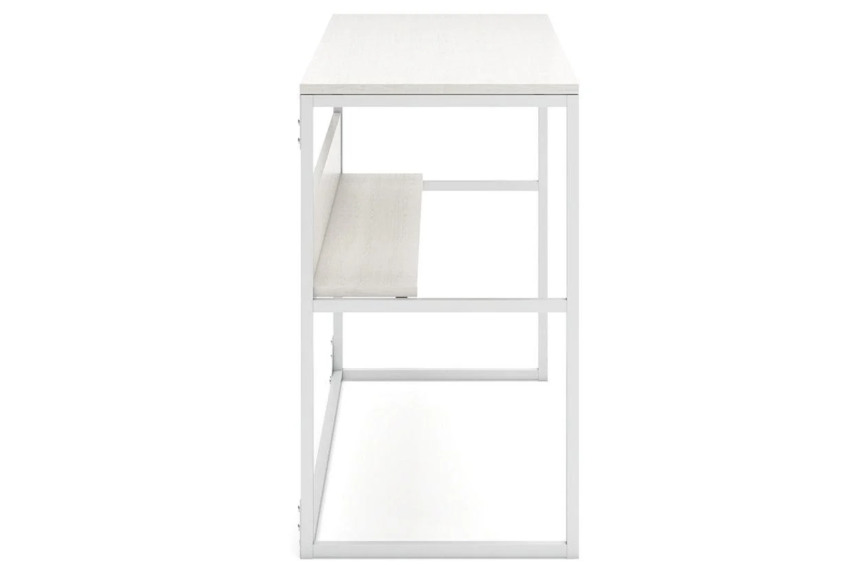 Deznee White Home Office Desk - Image 4