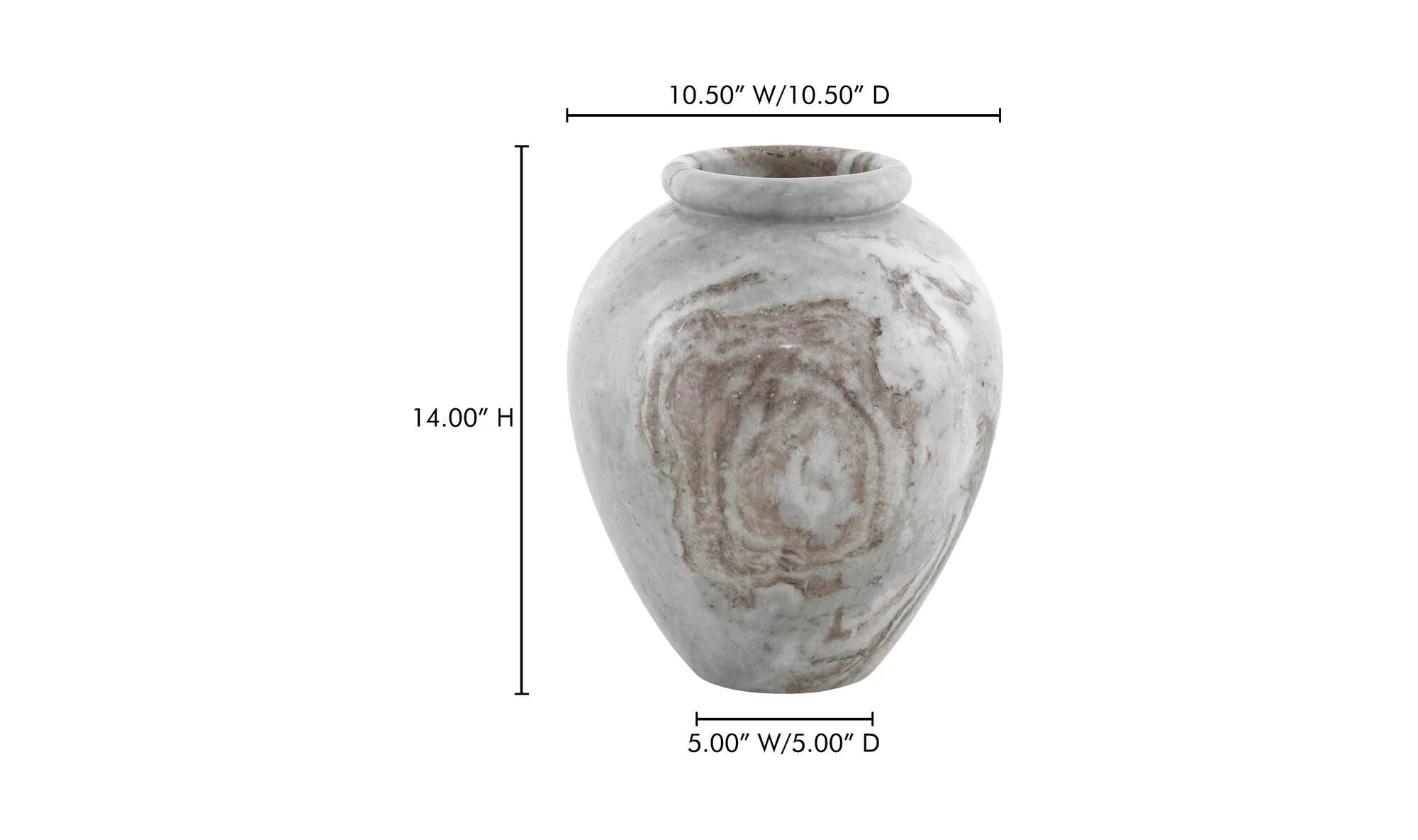 Didion Vase Torrento Marble - Image 10