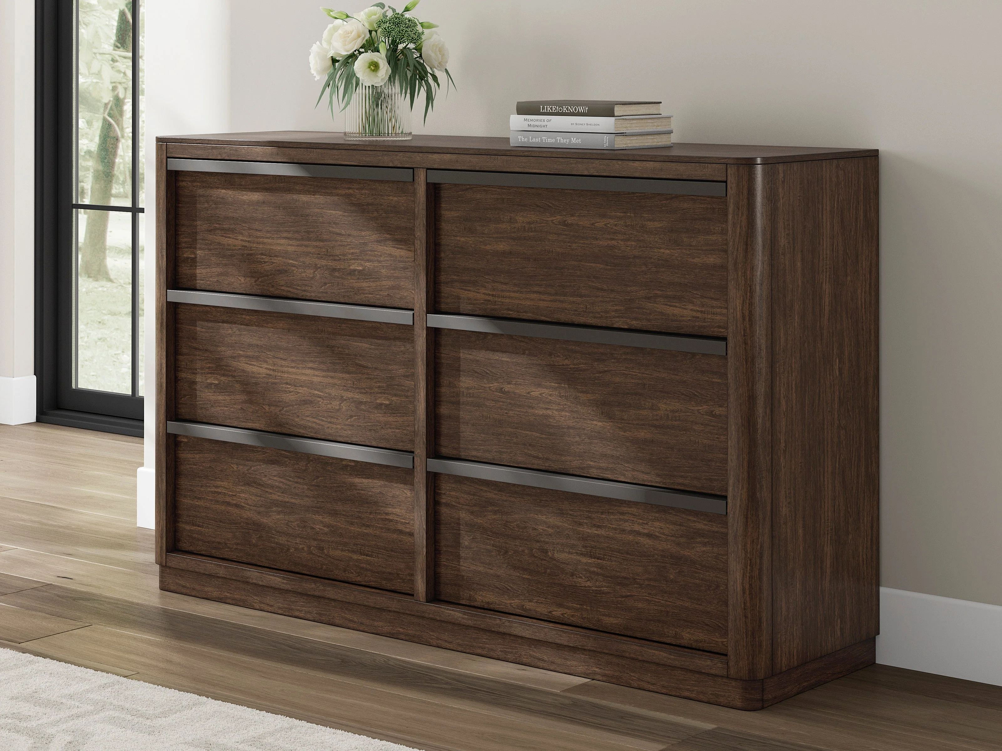 Dilenno Dark Brown Canopy Bedroom Set - Image 13