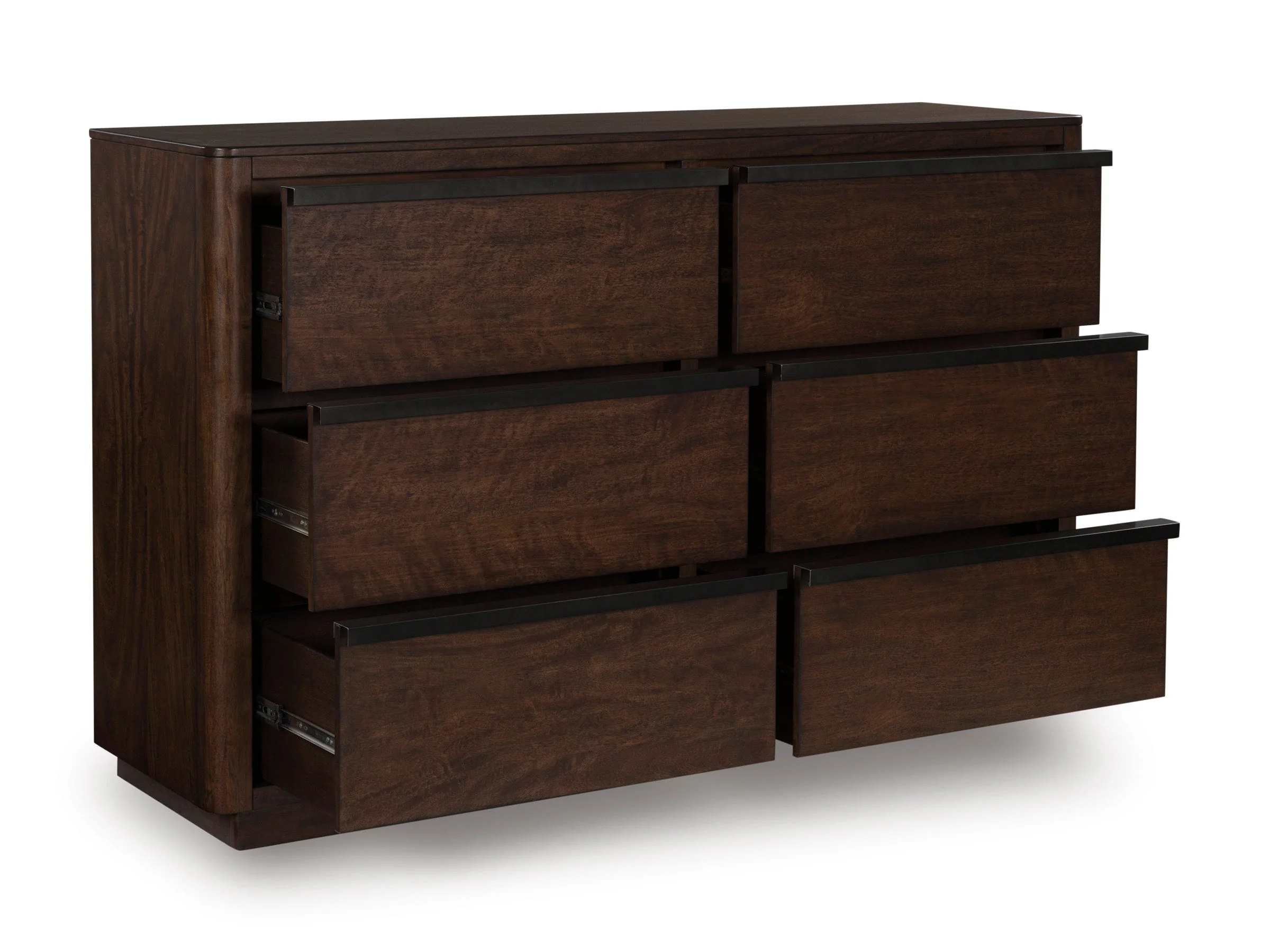 Dilenno Dark Brown Canopy Bedroom Set - Image 14