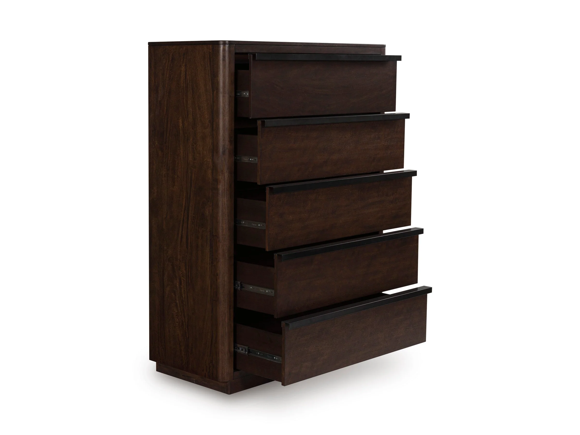 Dilenno Dark Brown Canopy Bedroom Set - Image 16