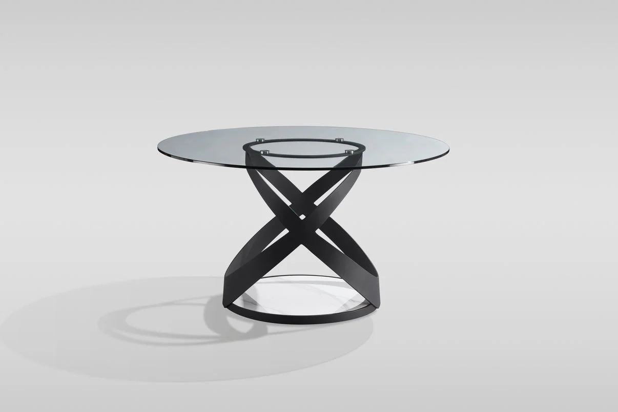 Dimi (Clear Glass/Black) Dining Room Set - Image 6