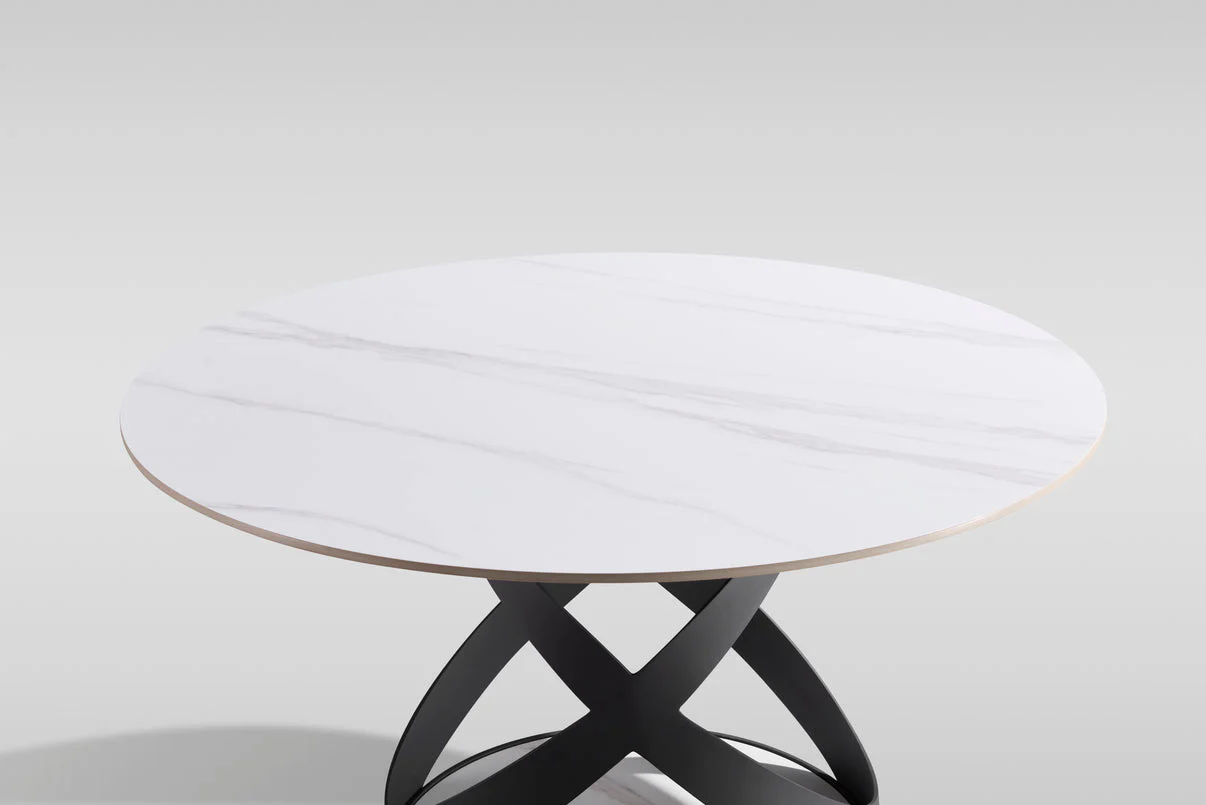 Dimi (WH/BK) 5-Piece Dining Room Set - Image 3