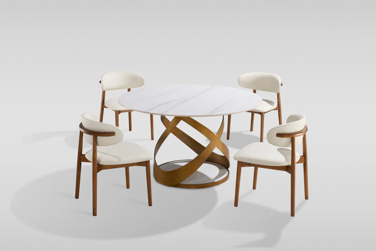 Dimi (WH/BRZ) Dining Room Set - Image 2