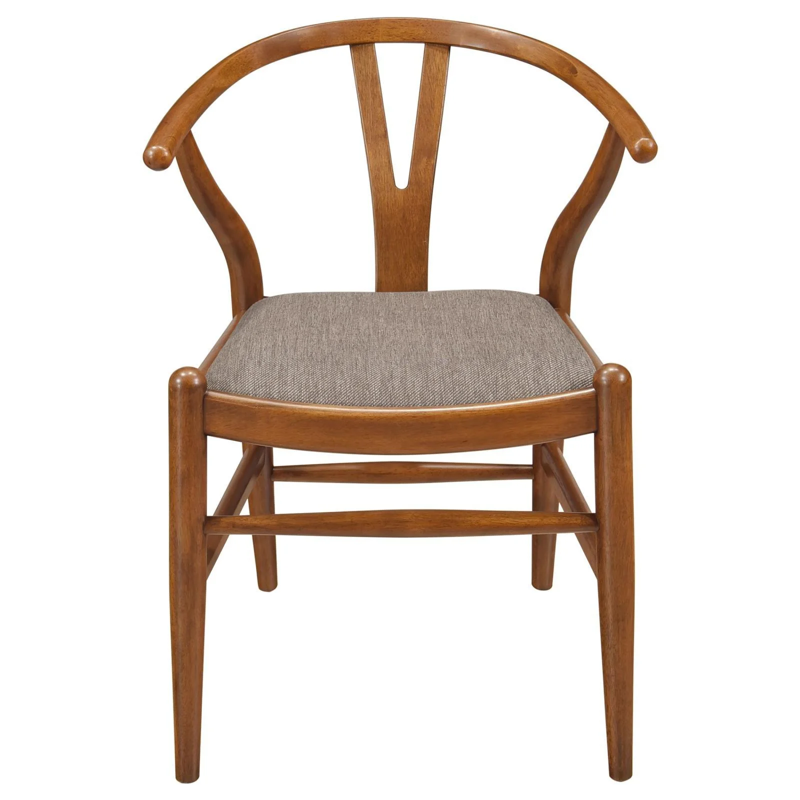 Dinah Walnut 5-Piece Round Solid Wood Dining Set - Image 6