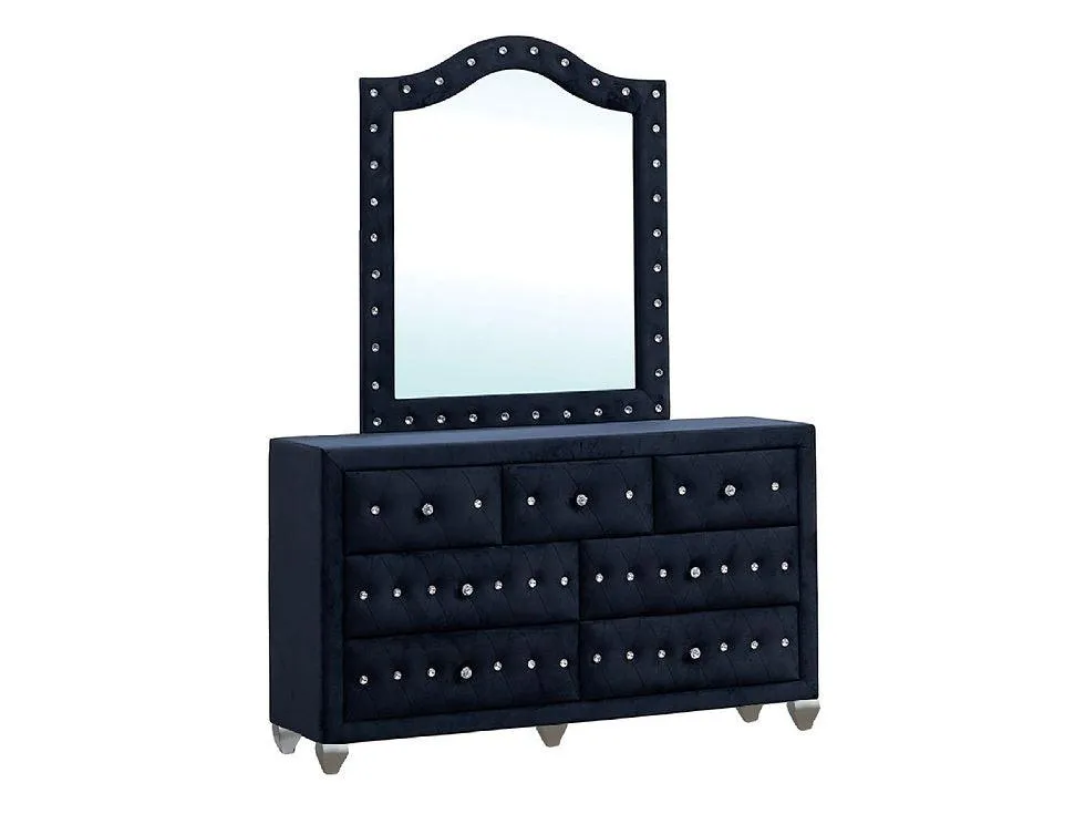 Divina Black Platform Bedroom Set - Image 2