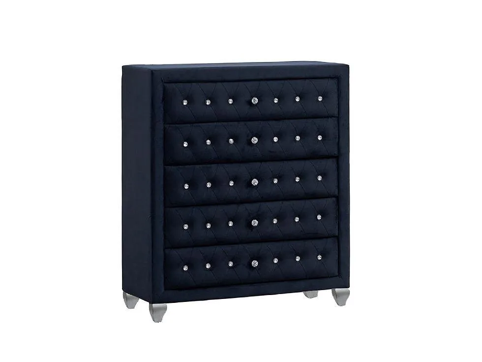 Divina Black Platform Bedroom Set - Image 4