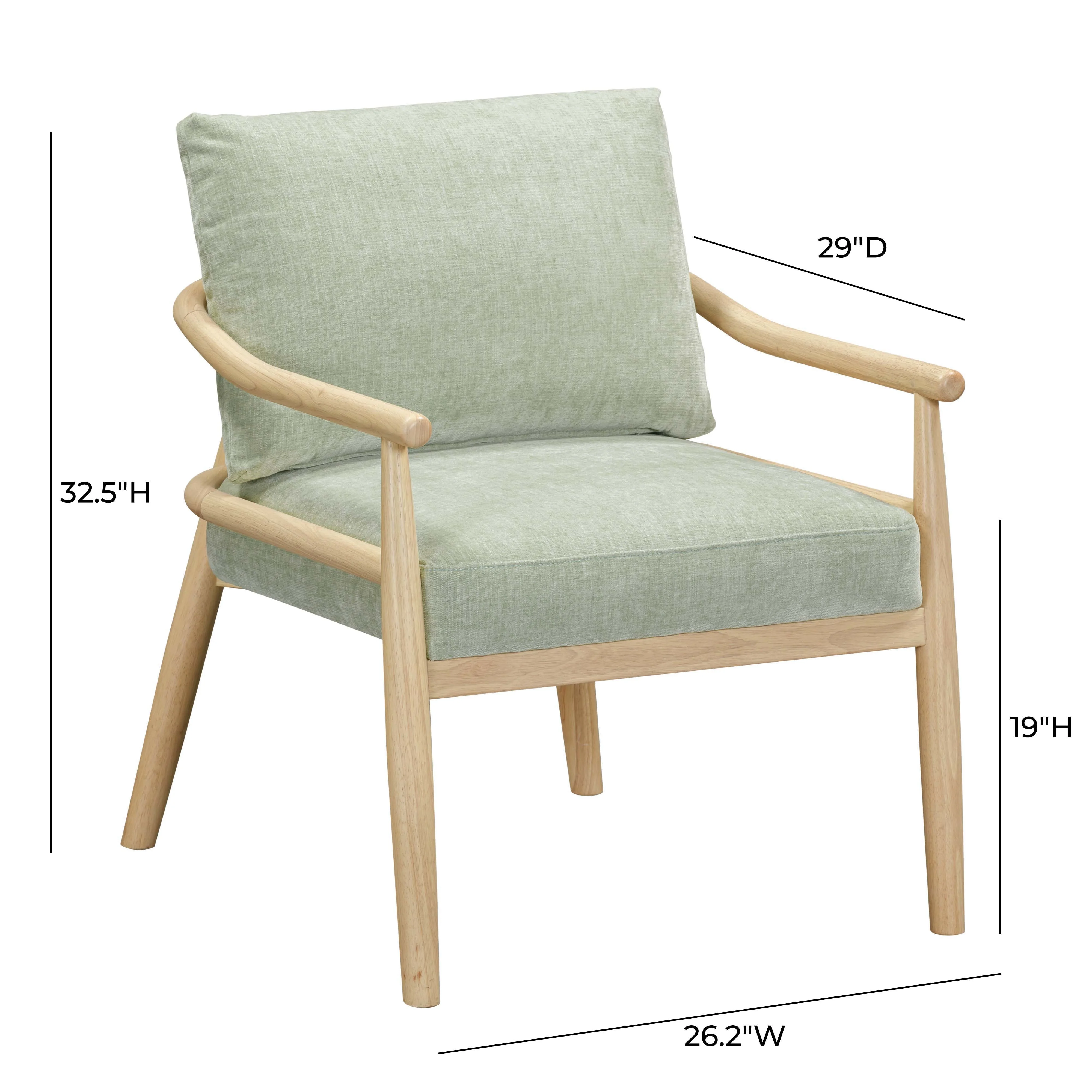 Dixie Chenille Velvet Accent Chair - Image 14