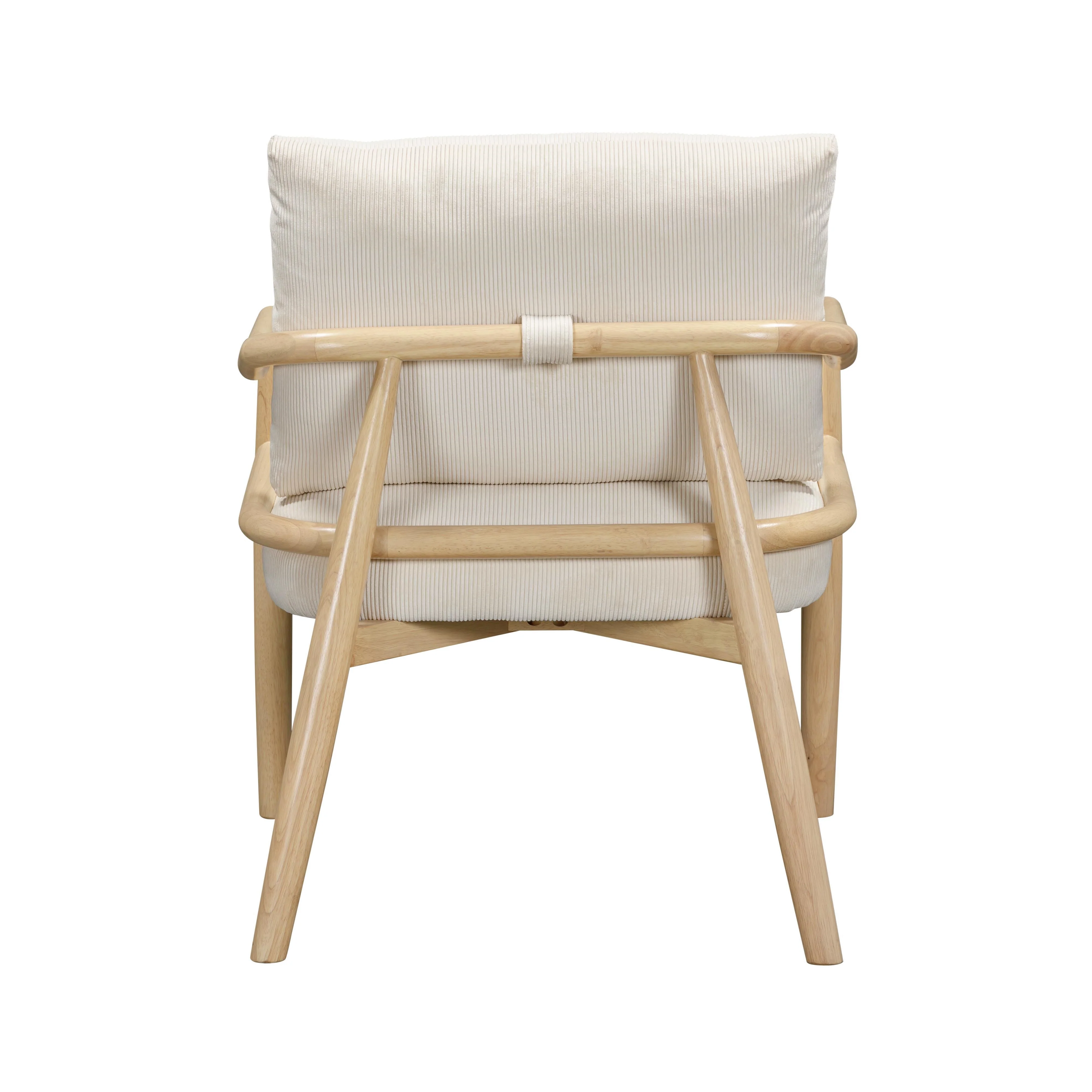 Dixie Cream Performance Corduroy Accent Chair - Image 5