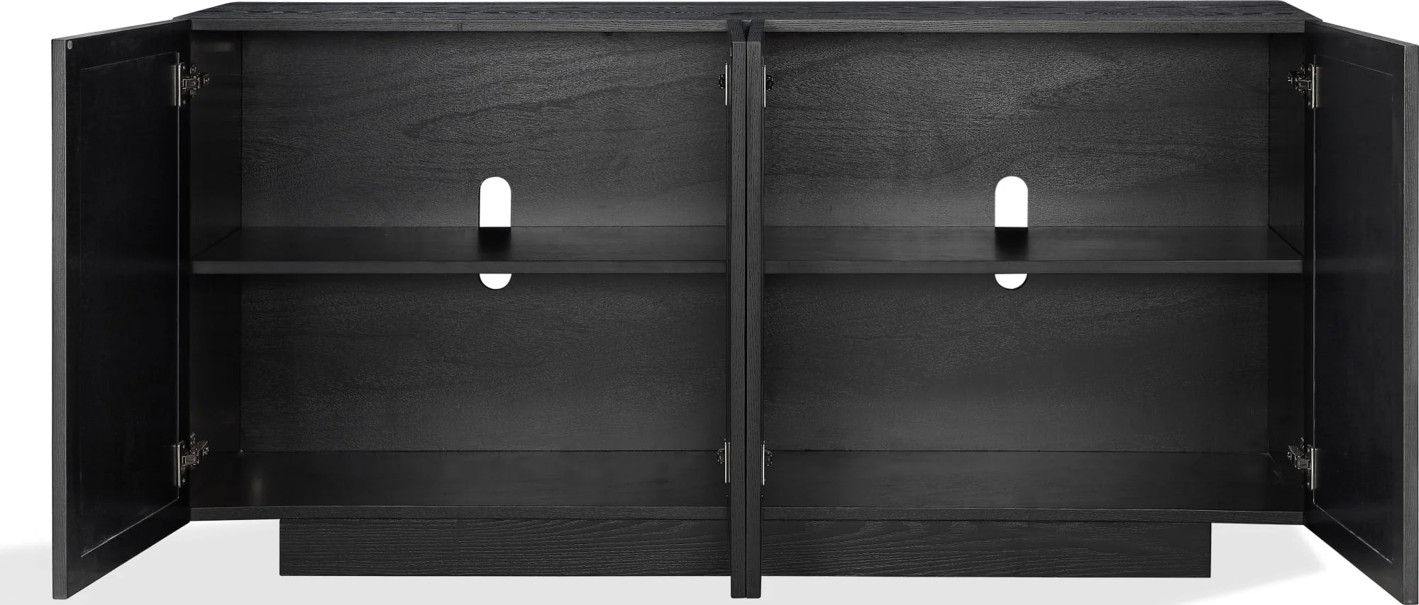 Doheny Black/Brass Wood and Metal Two Door Sideboard - Image 3