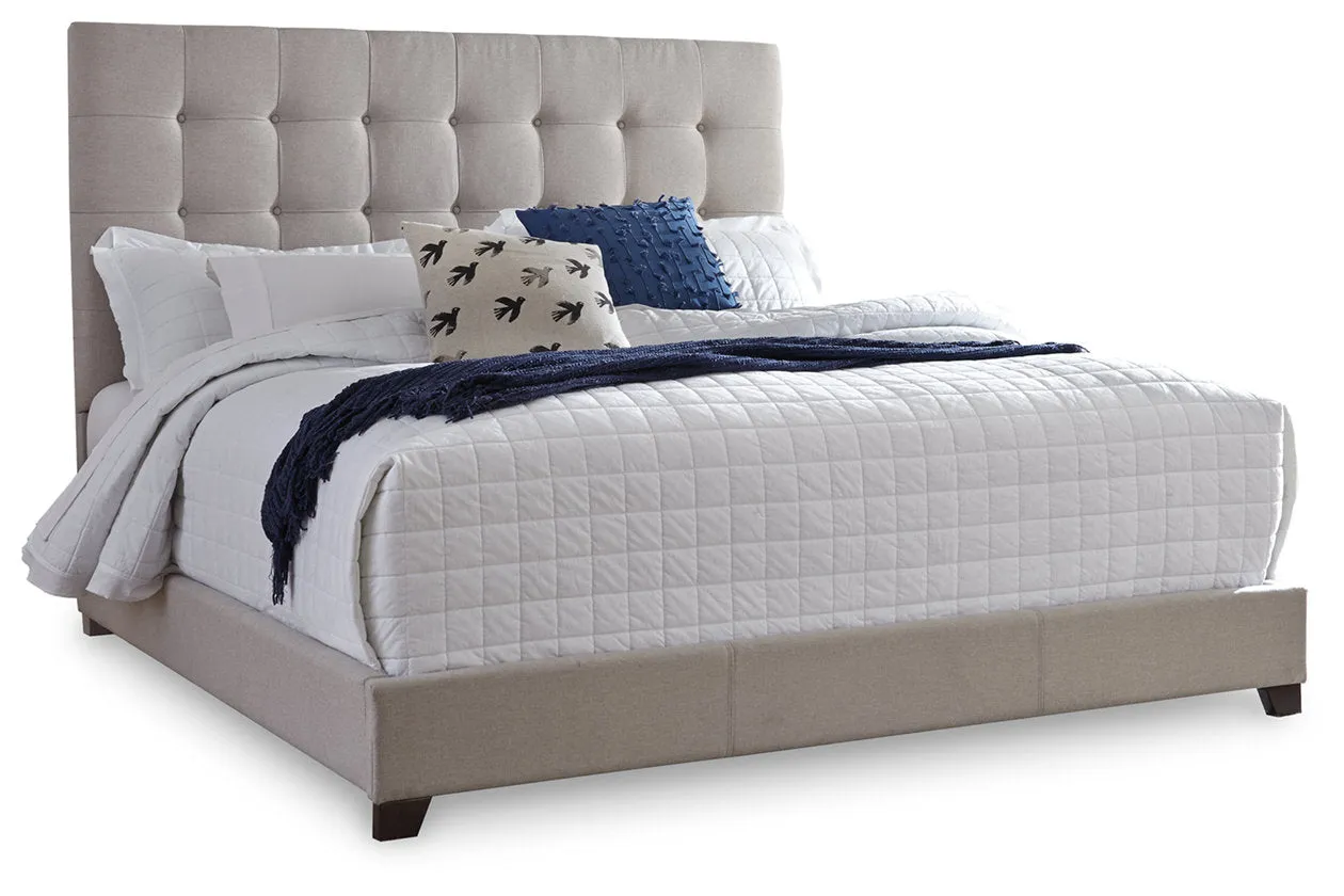 Dolante Beige King Upholstered Bed - Image 2