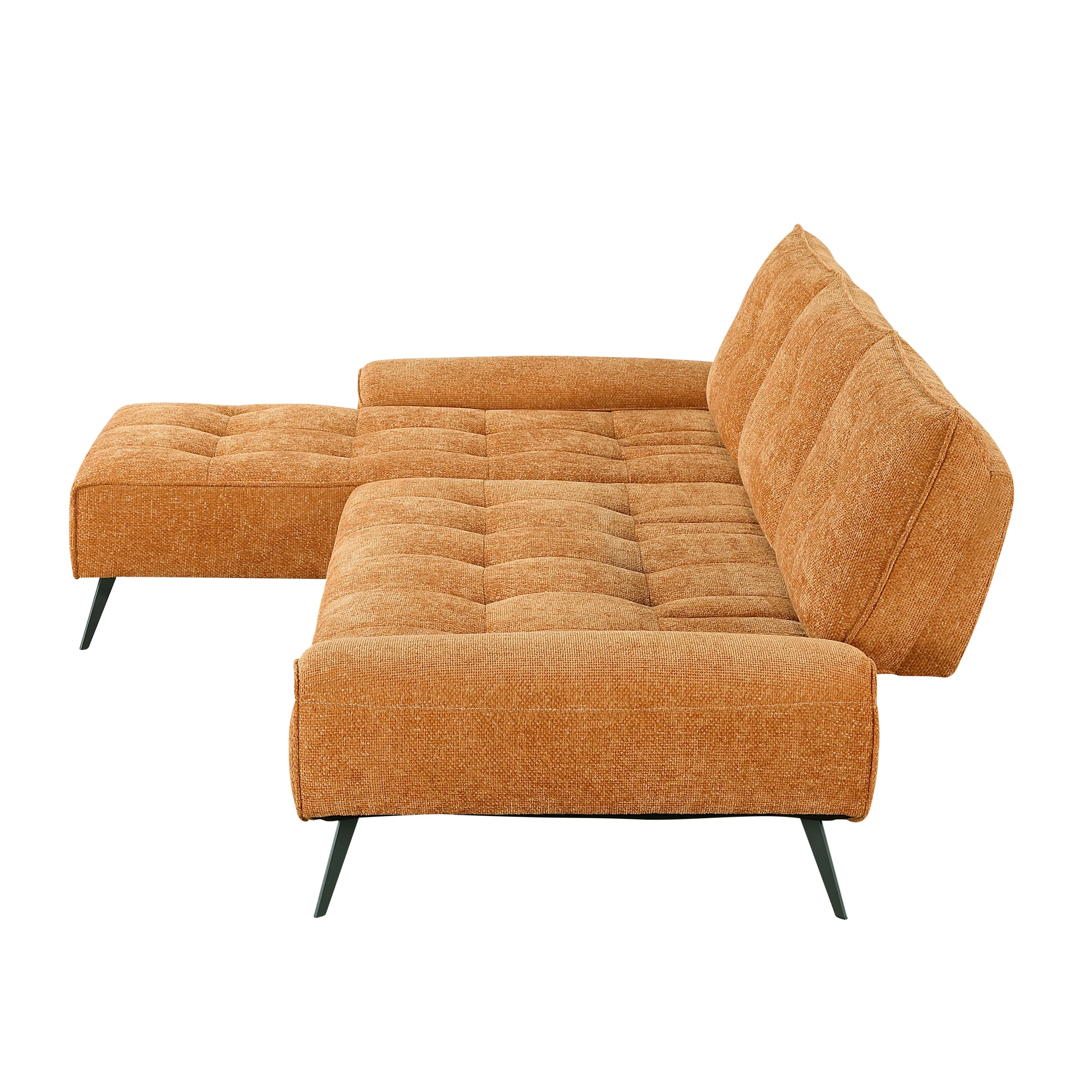 Dominic Orange 2-Piece Sectional with Left Chaise and Dual-position Backs - Image 13