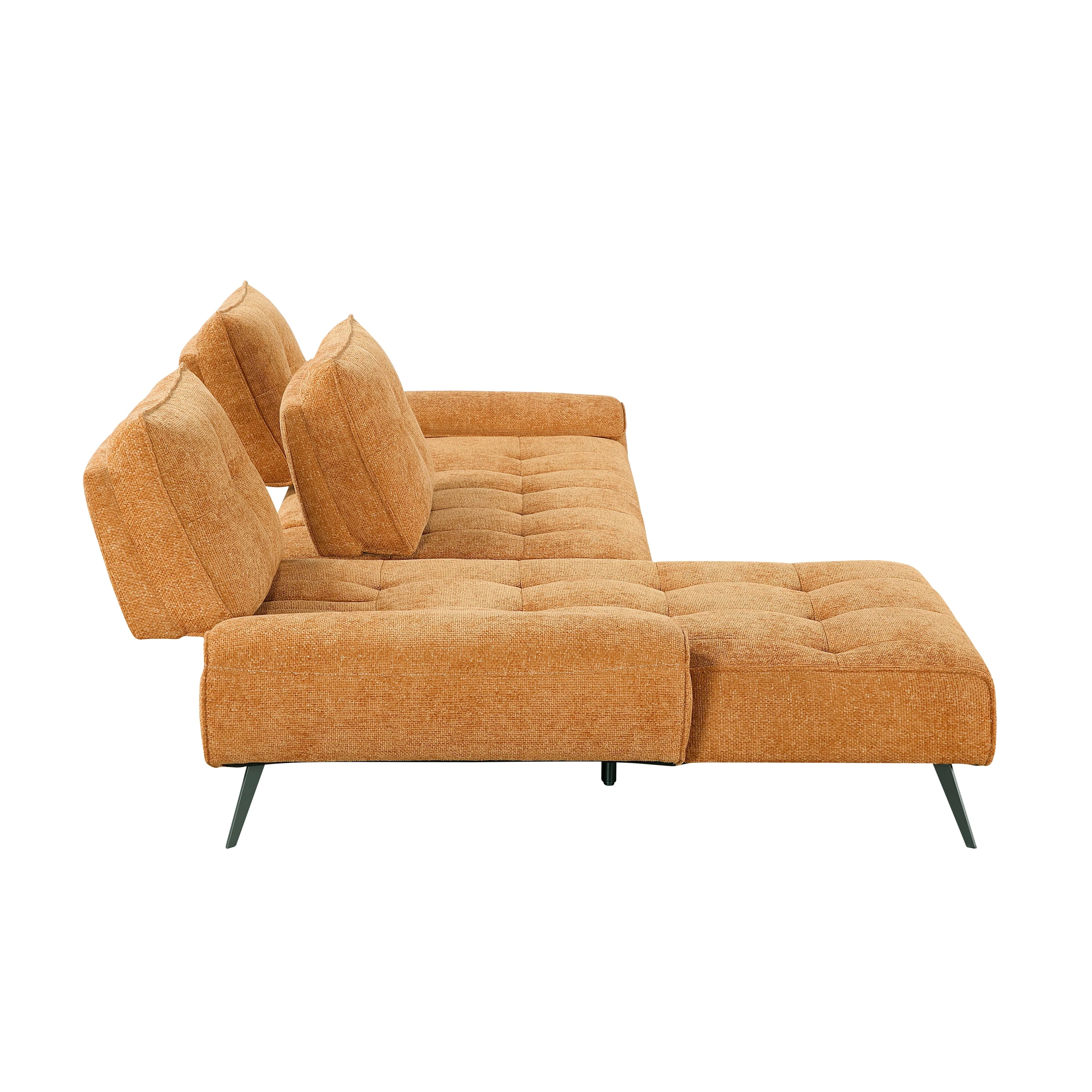 Dominic Orange 2-Piece Sectional with Left Chaise and Dual-position Backs - Image 9
