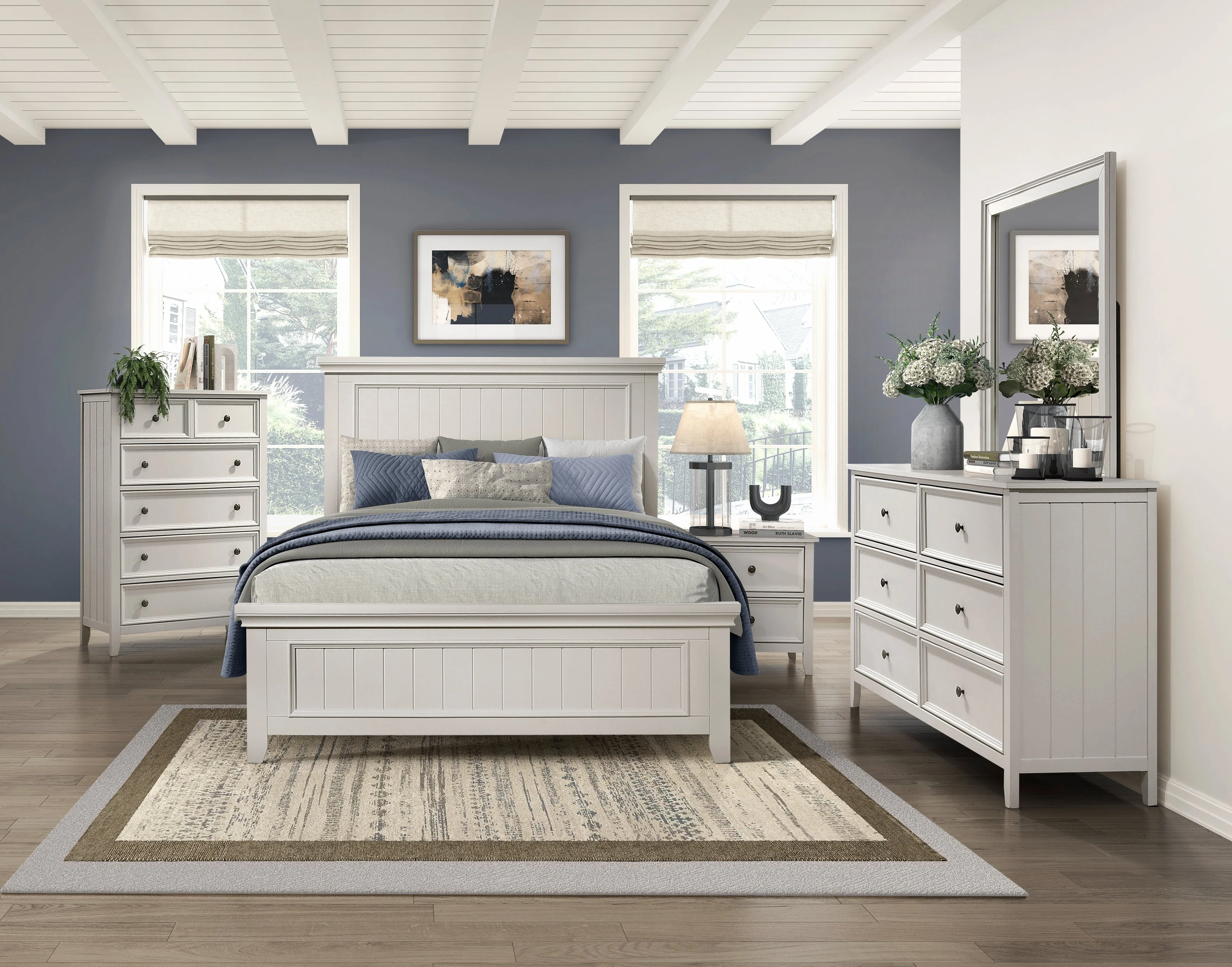 Donahue White Panel Bedroom Set