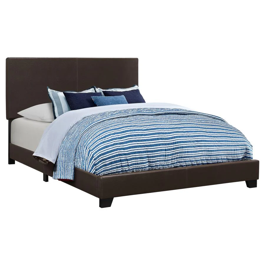 Dorian Brown/Dark Cocoa 5-Piece Queen Bedroom Set - Image 4