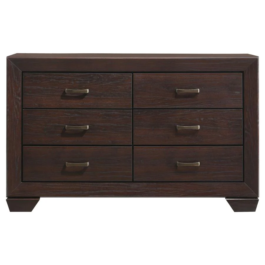 Dorian Brown/Dark Cocoa 5-Piece Queen Bedroom Set - Image 9
