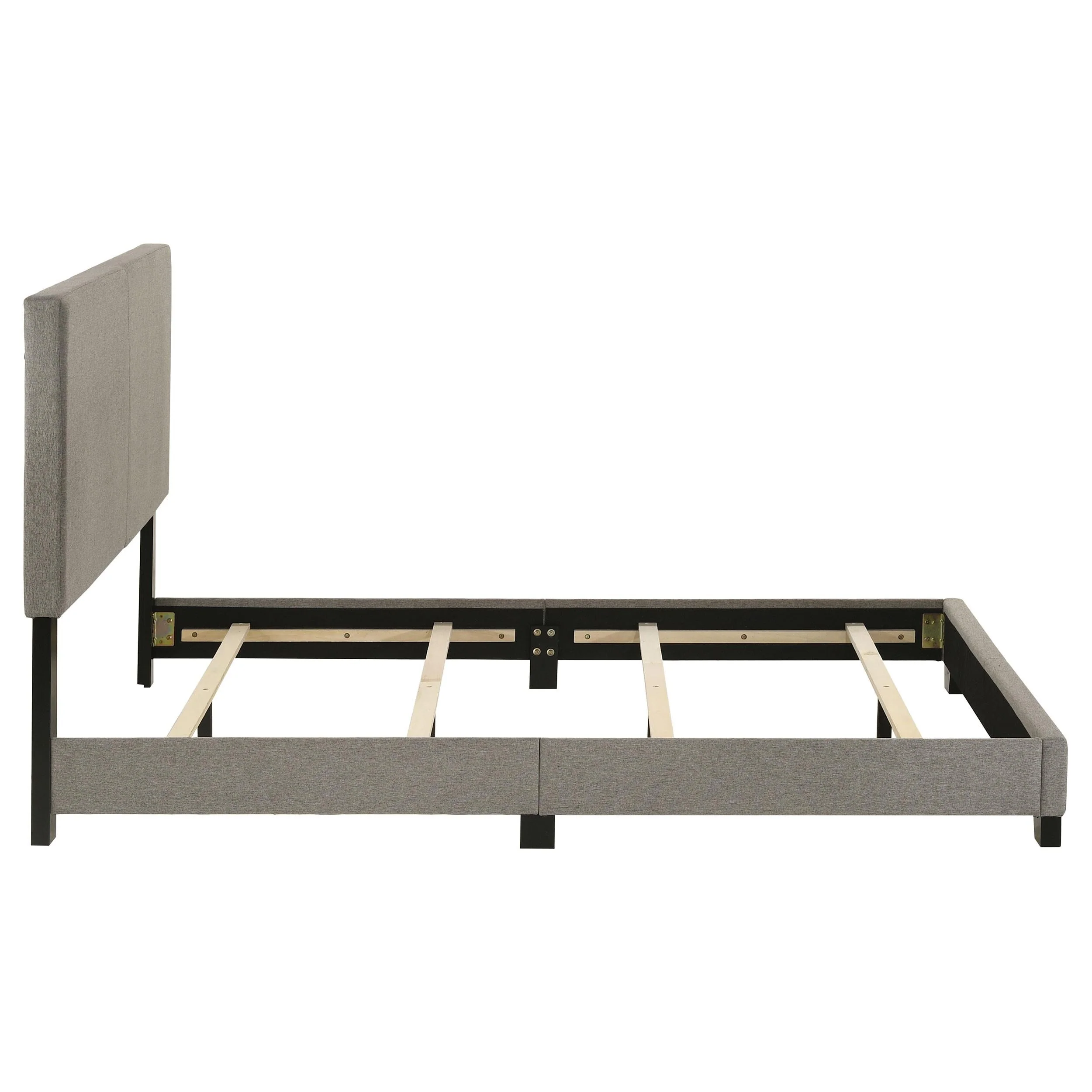Dorian Taupe Upholstered Full Panel Bed - Image 6