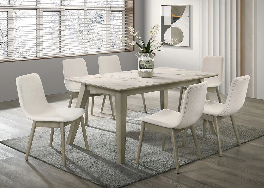 Dorri Grey Oak 7-Piece Dining Room Set [Special Price]