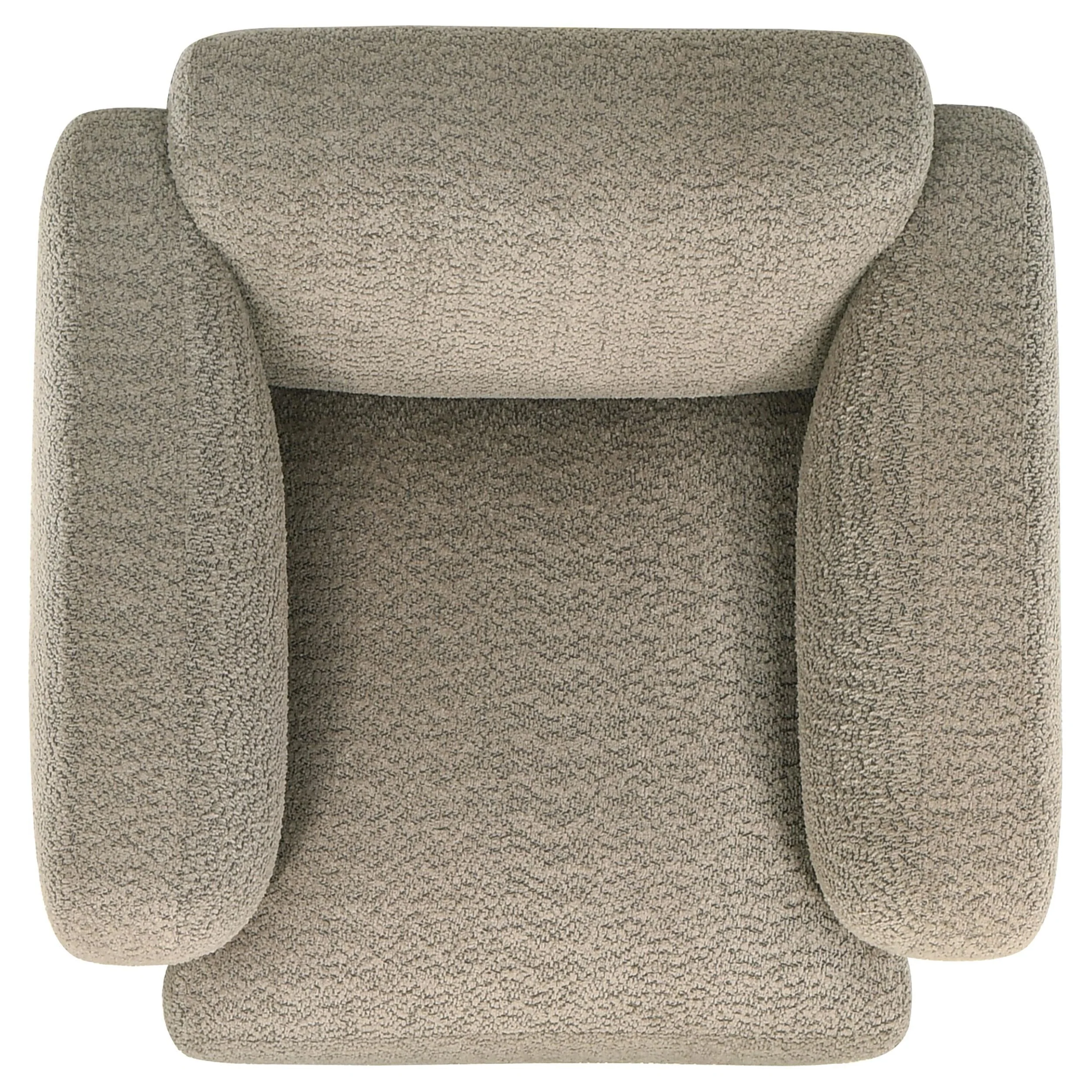 Dorset 3-piece Upholstered Round Track Arm Sofa Set Brown - Image 13