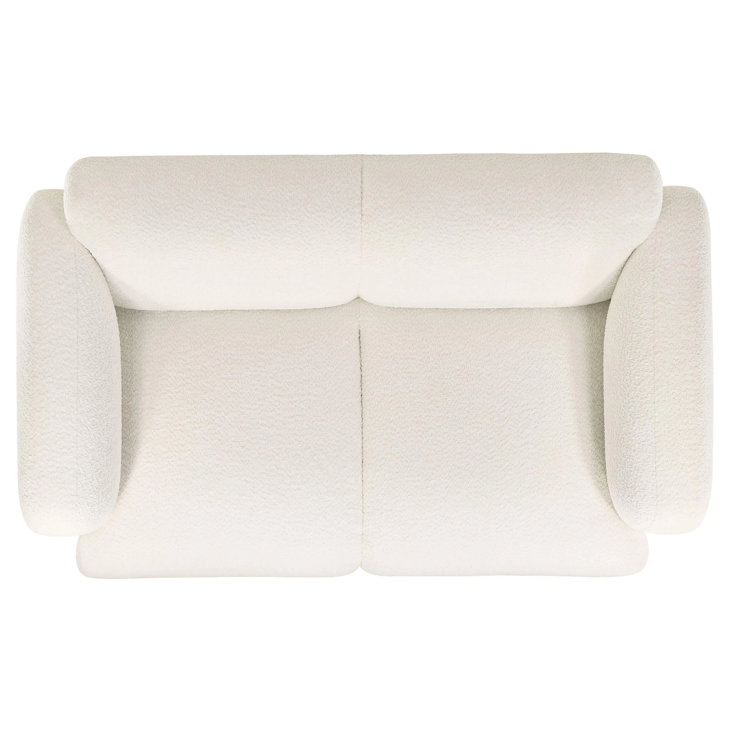 Dorset 3-piece Upholstered Round Track Arm Sofa Set White - Image 9