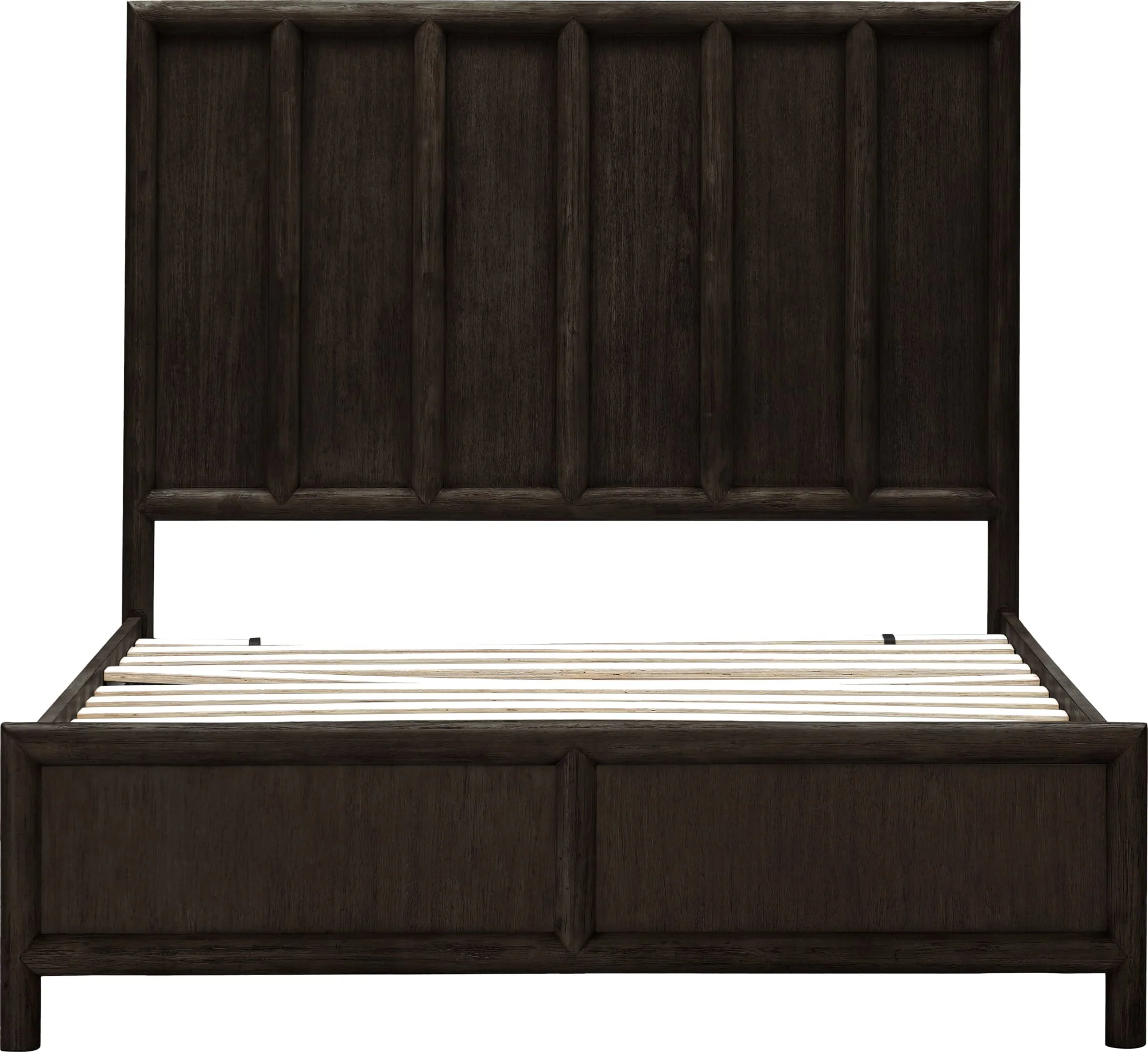Dorsey Basalt Grey California King Wooden Panel Bed - Image 5